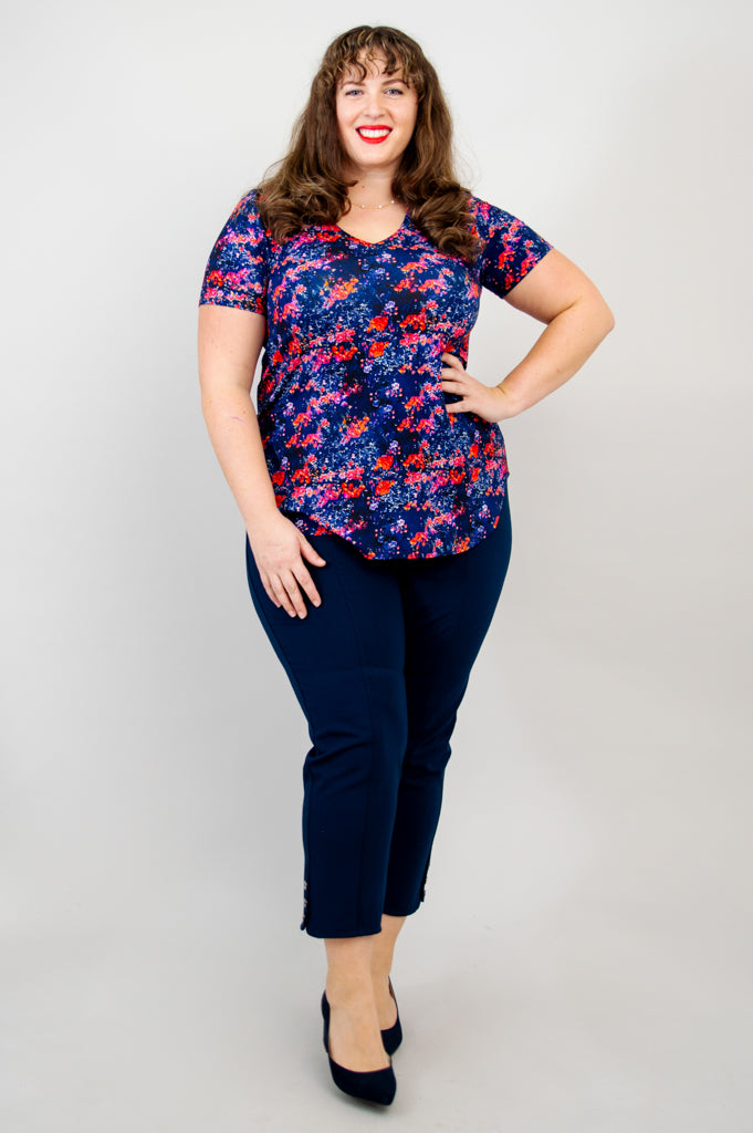 Jackie Short Sleeve Top - Soft & Comfortable Bamboo Fabric for Women - Perfect for Summer, Casual Wear & Travel