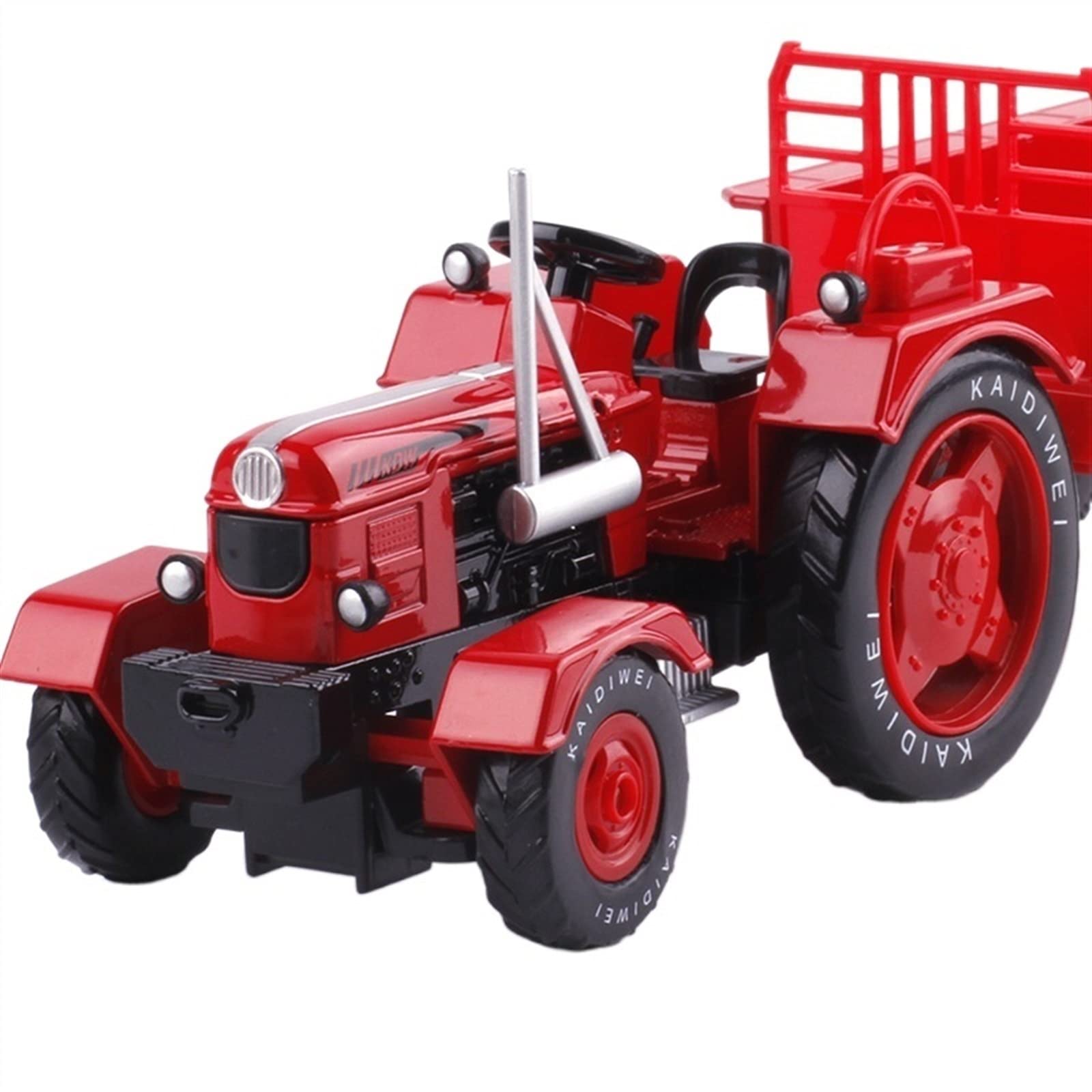 1:18 Scale Vintage Alloy Tractor Model Kit - Classic Agricultural Vehicle Collectible Toy for Adults, Die-Cast Car Display & Festive Gift (Color A) | Farm Decor, Collector's Showcase, Birthday Present