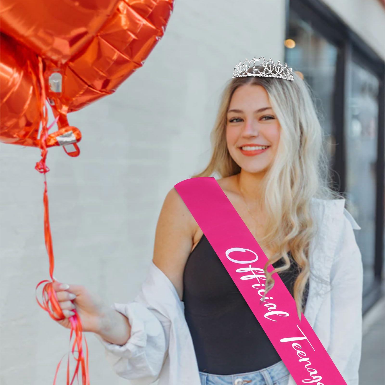 Silver Birthday Crown for Girls & Women | Elegant Birthday Party Decorations & Gifts | Perfect for Princess-Themed Parties, Quinceañeras & Special Celebrations