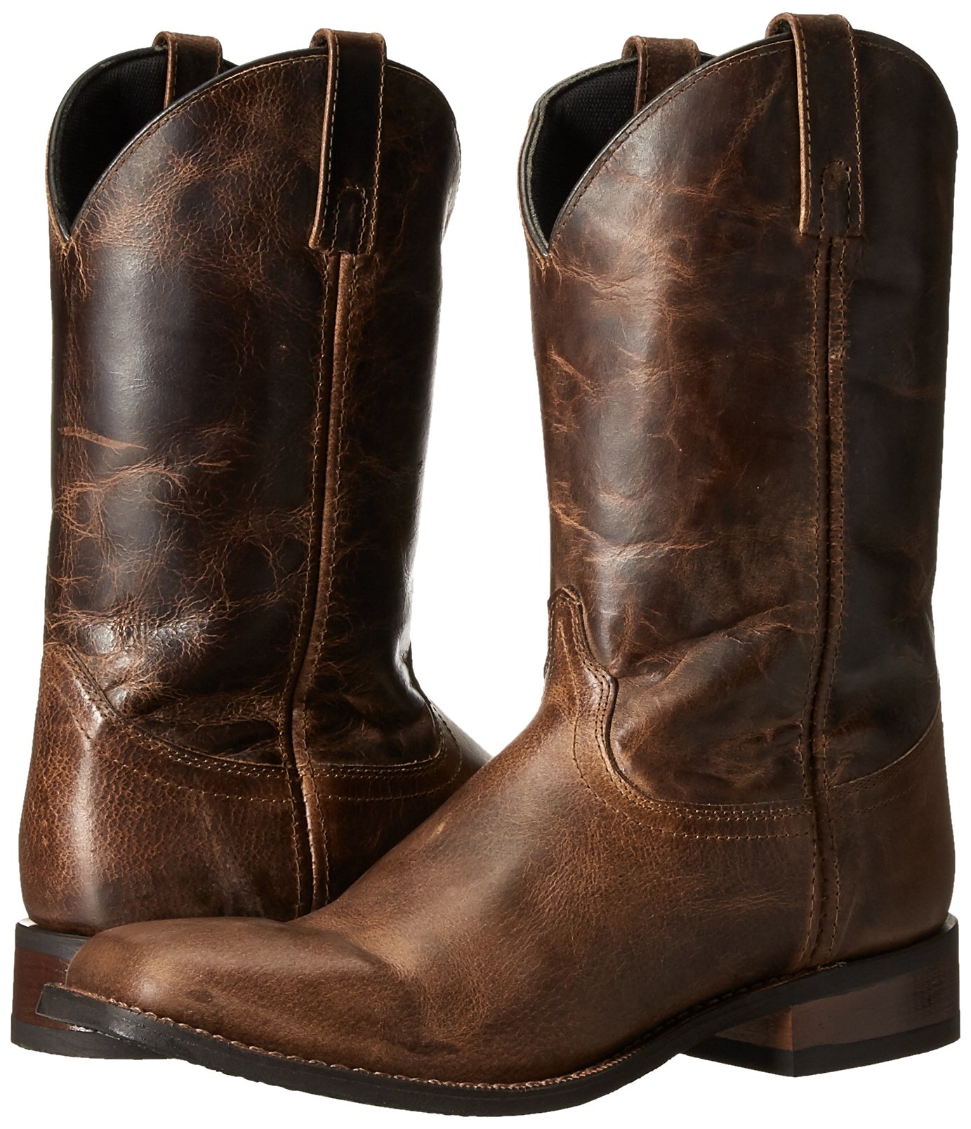 Dingo Men's Starrett Western Boot - Comfortable Cowboy Boots for Men, Durable Leather Work Boots with Steel Toe - Perfect for Rodeo, Ranch Work & Country Style Fashion