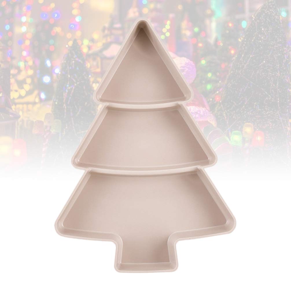 Christmas Tree Shaped Plate Set - Holiday Dessert Plates & Serving Dishes for Christmas Party Decor, Dining Table Centerpiece, Mini Tree-Shaped Serving Trays for Dried Fruits, Cookies & Festive Treats | Perfect for Holiday Gatherings, Christmas Dinner, and Seasonal Entertaining