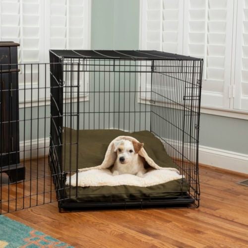 Cozy Cave Dog Crate Bed - Soft & Warm Pet Bed for Small to Large Dogs in Multiple Colors - Perfect for Kennels, Crates & Indoor Use
