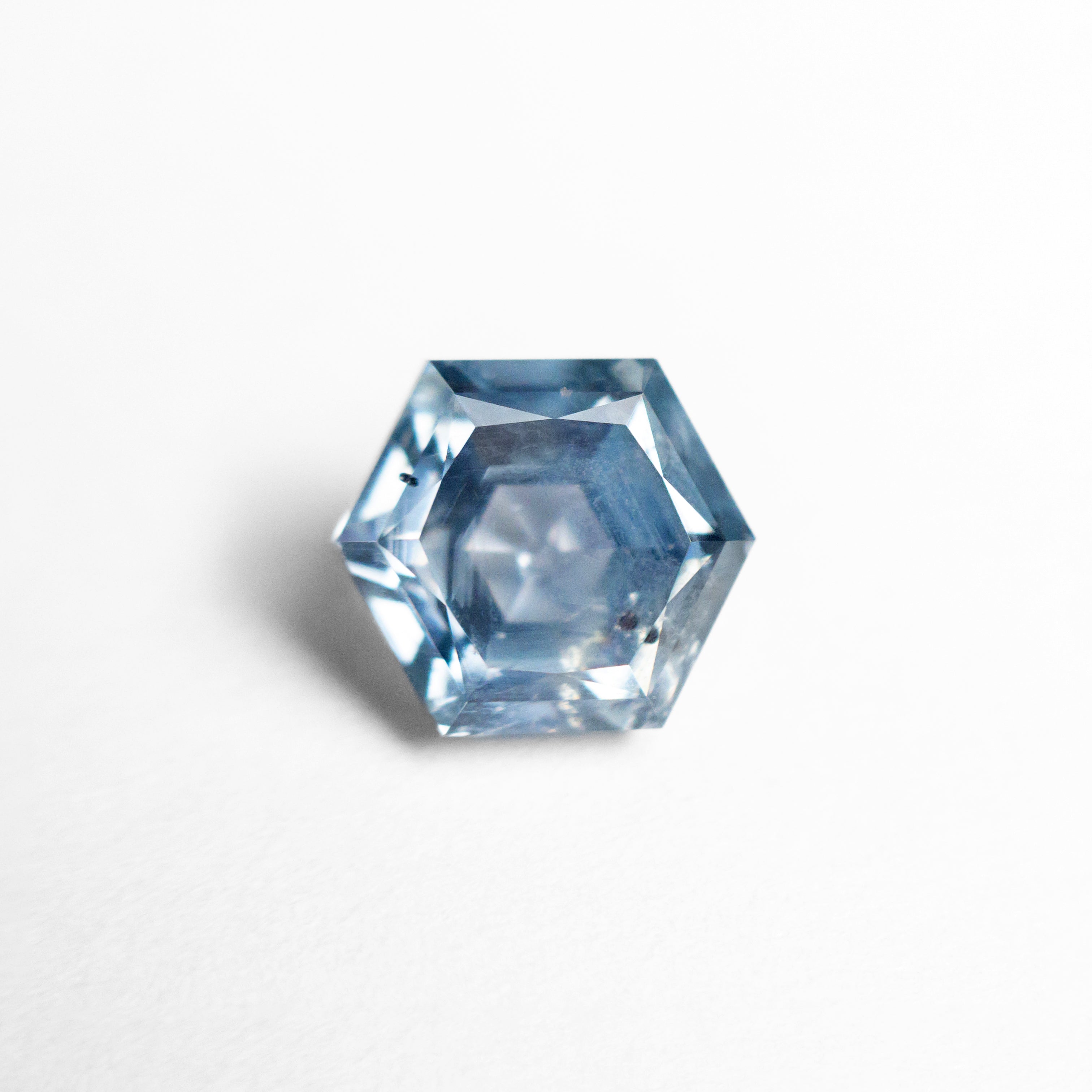 2.06ct Hexagon Brilliant Blue Sapphire Gemstone - 7.73x6.59x4.66mm Natural Loose Stone for Jewelry Making, Engagement Rings & Fine Collections (Item#23670) - Perfect for Anniversary Gifts, Custom Jewelry Design and Luxury Accessories