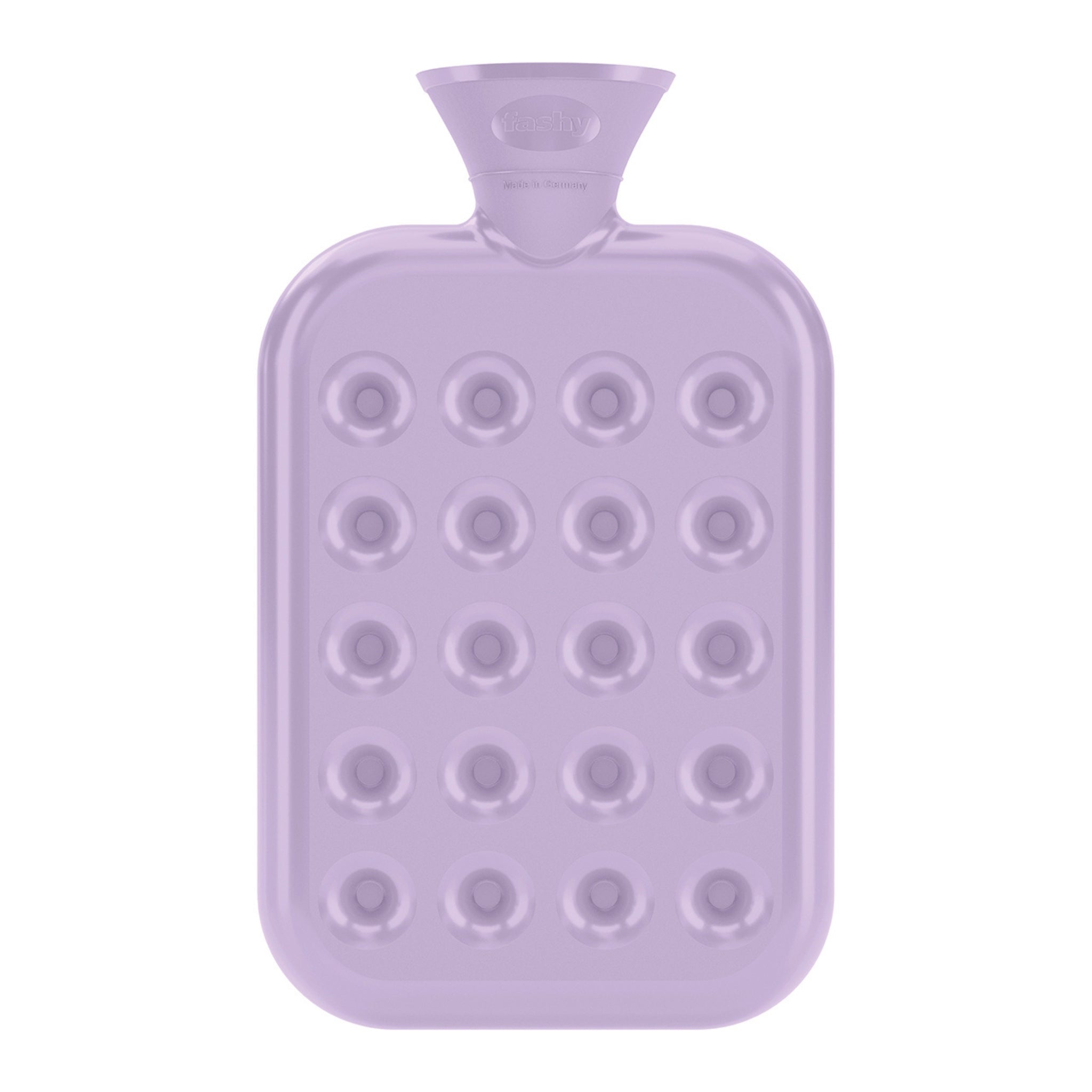 1.2L Pastel Purple Honeycomb Pattern Hot Water Bottle - Soft Padded & Stylish for Pain Relief, Warmth & Comfort - Perfect for Cold Nights, Period Cramps & Cozy Relaxation