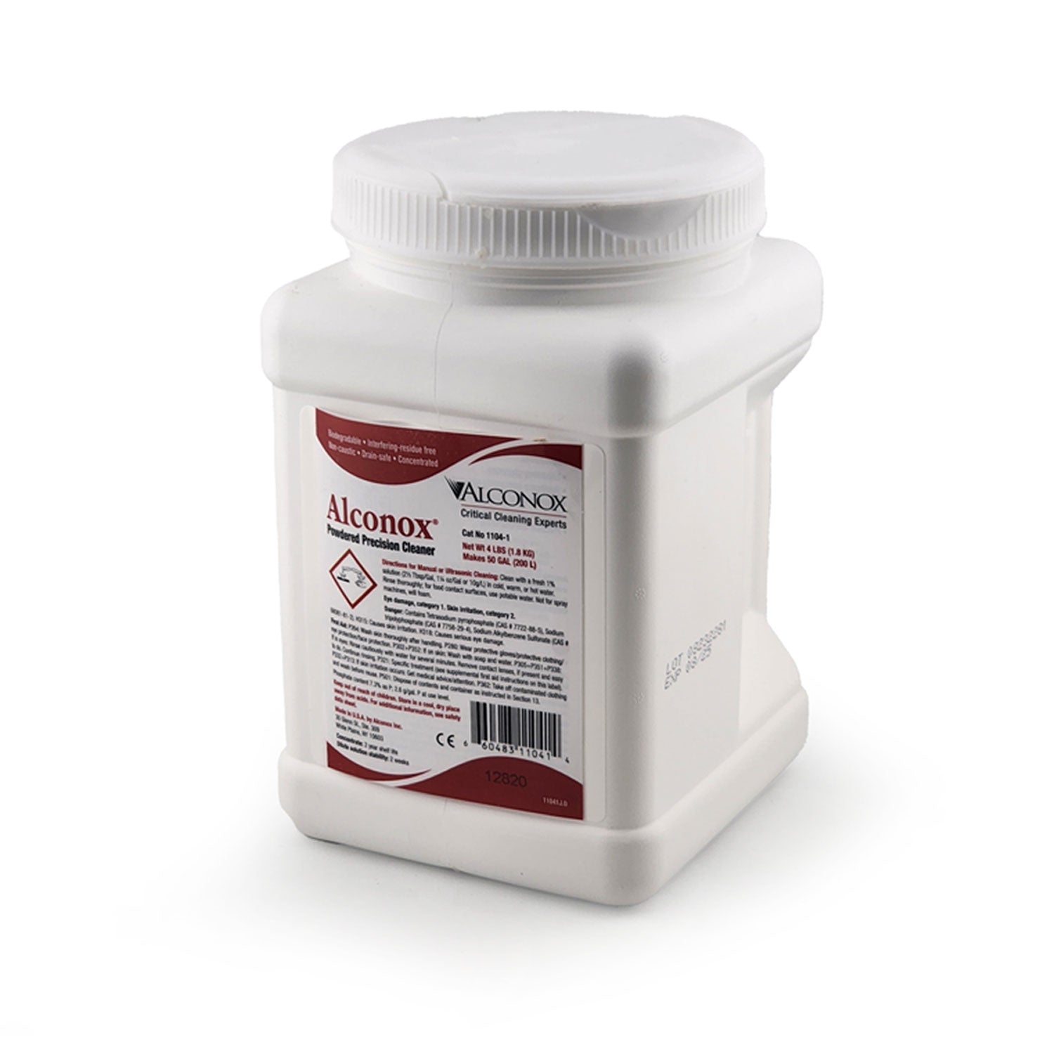 Alconox Detergent Powder - 4lb Box | Laboratory-Grade Cleaning Solution for Scientific Equipment & Medical Instruments