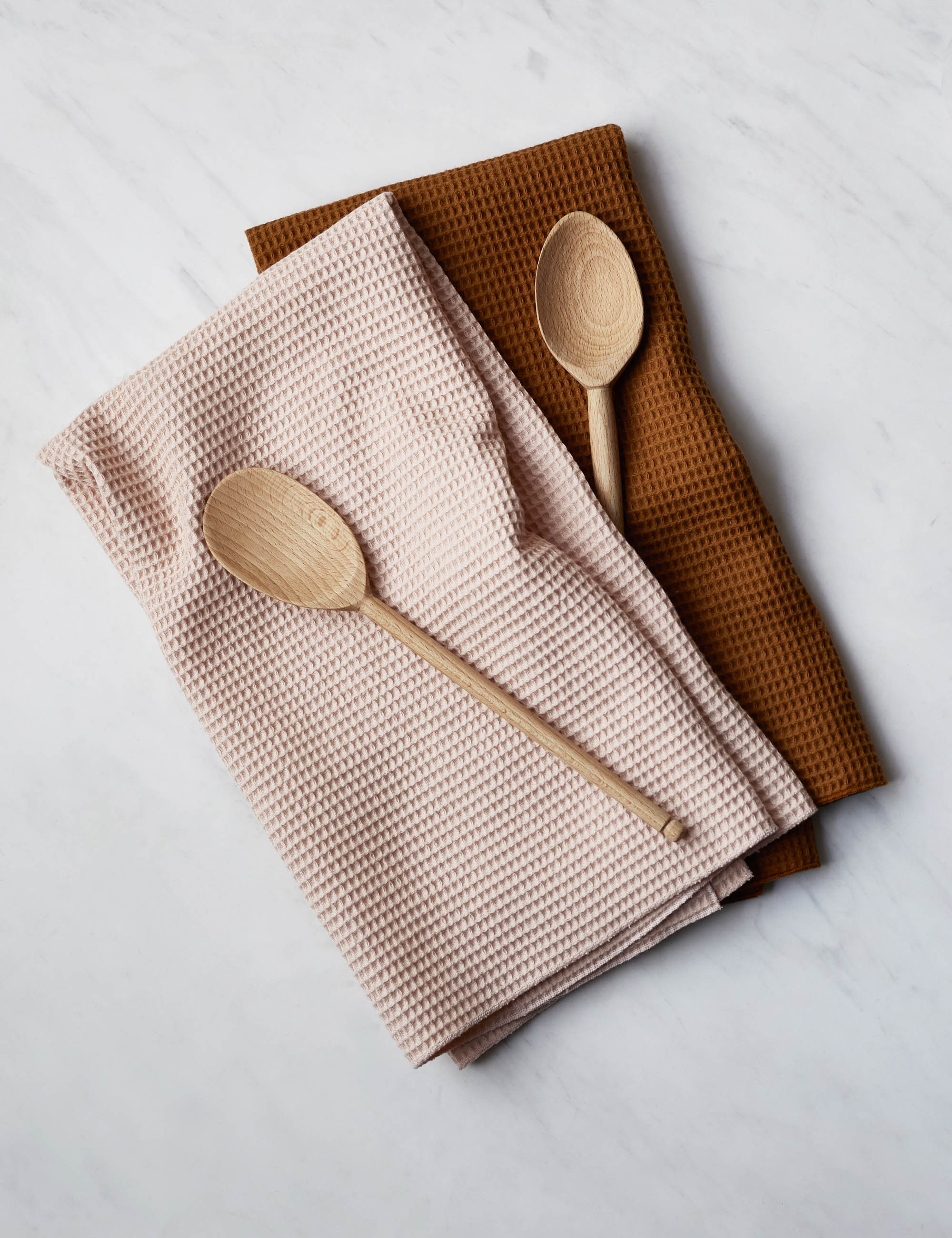 Premium Waffle Weave Kitchen Towels Set of 2 - Super Absorbent & Quick-Drying Dish Towels for Kitchen, Bathroom & Cleaning - Soft Cotton Towels by Hawkins New York