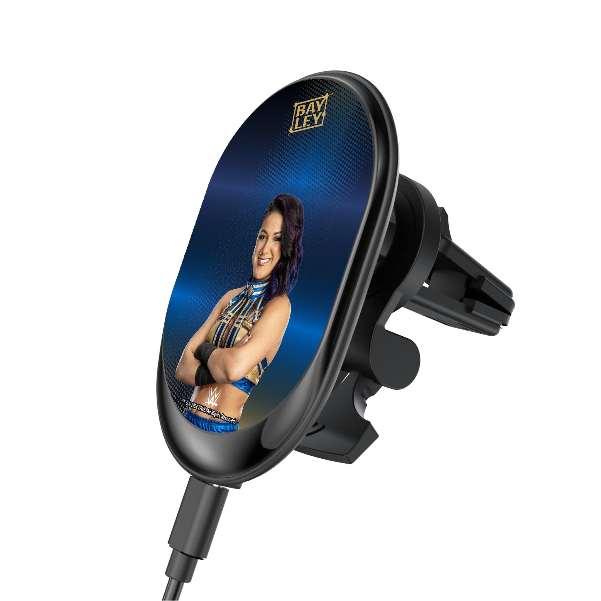 Bayley Superstar Wireless Mag Car Charger - Fast Charging Magnetic Phone Mount for iPhone & Android - Perfect for Road Trips & Commuting