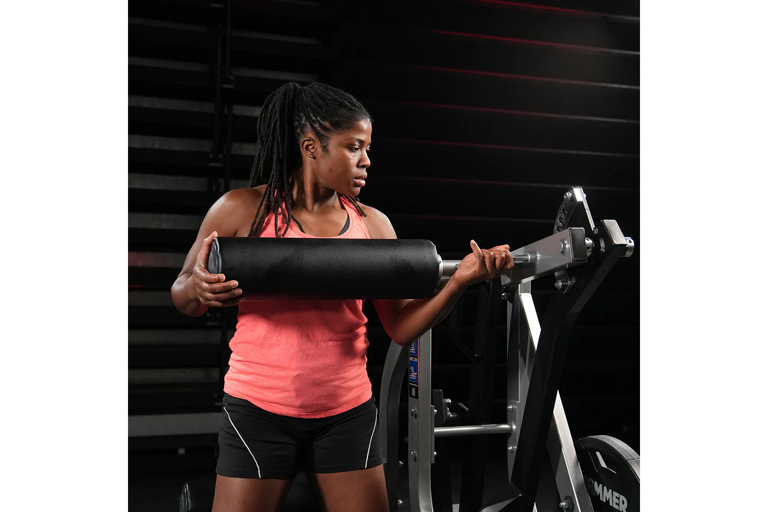 Hammer Strength Assisted Nordic Hamstring Curl Machine - Professional Gym Equipment for Leg Workouts - Perfect for Home & Commercial Use