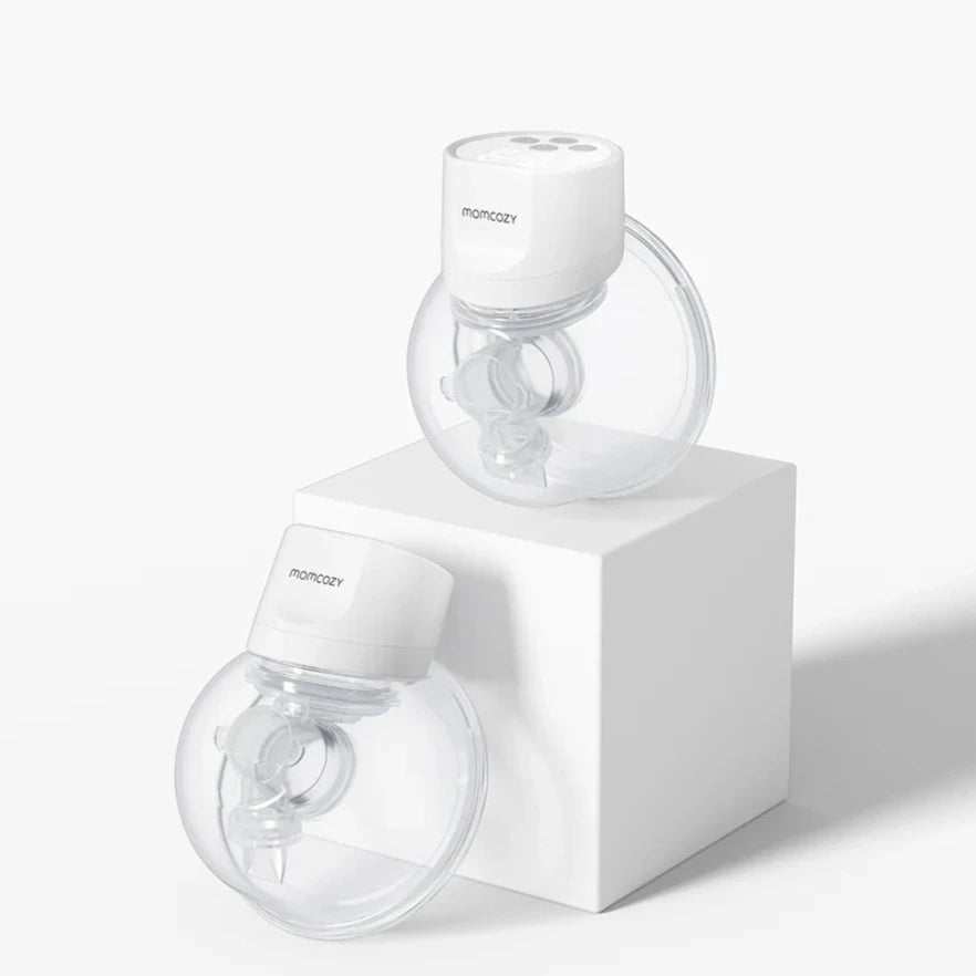 Momcozy S12 Pro Double Electric Breast Pump - 24mm Flange Size, Hands-Free Portable Pump for Nursing Moms - Perfect for Work, Travel & On-the-Go Breastfeeding