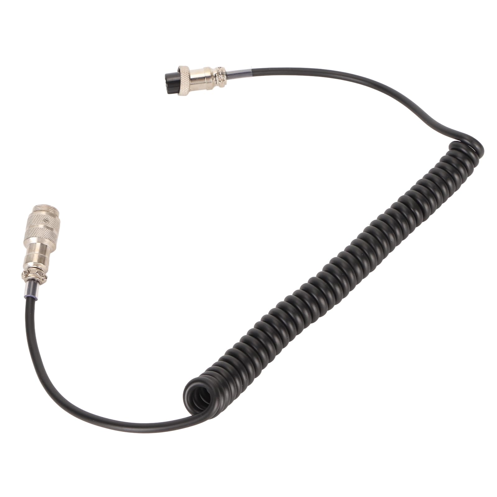 4-Pin CB Radio Microphone Extension Cord with Spring Wire Design - Male to Female Microphone Cable for Cobra Radios - Perfect for Truckers, Off-Roading & Emergency Communication
