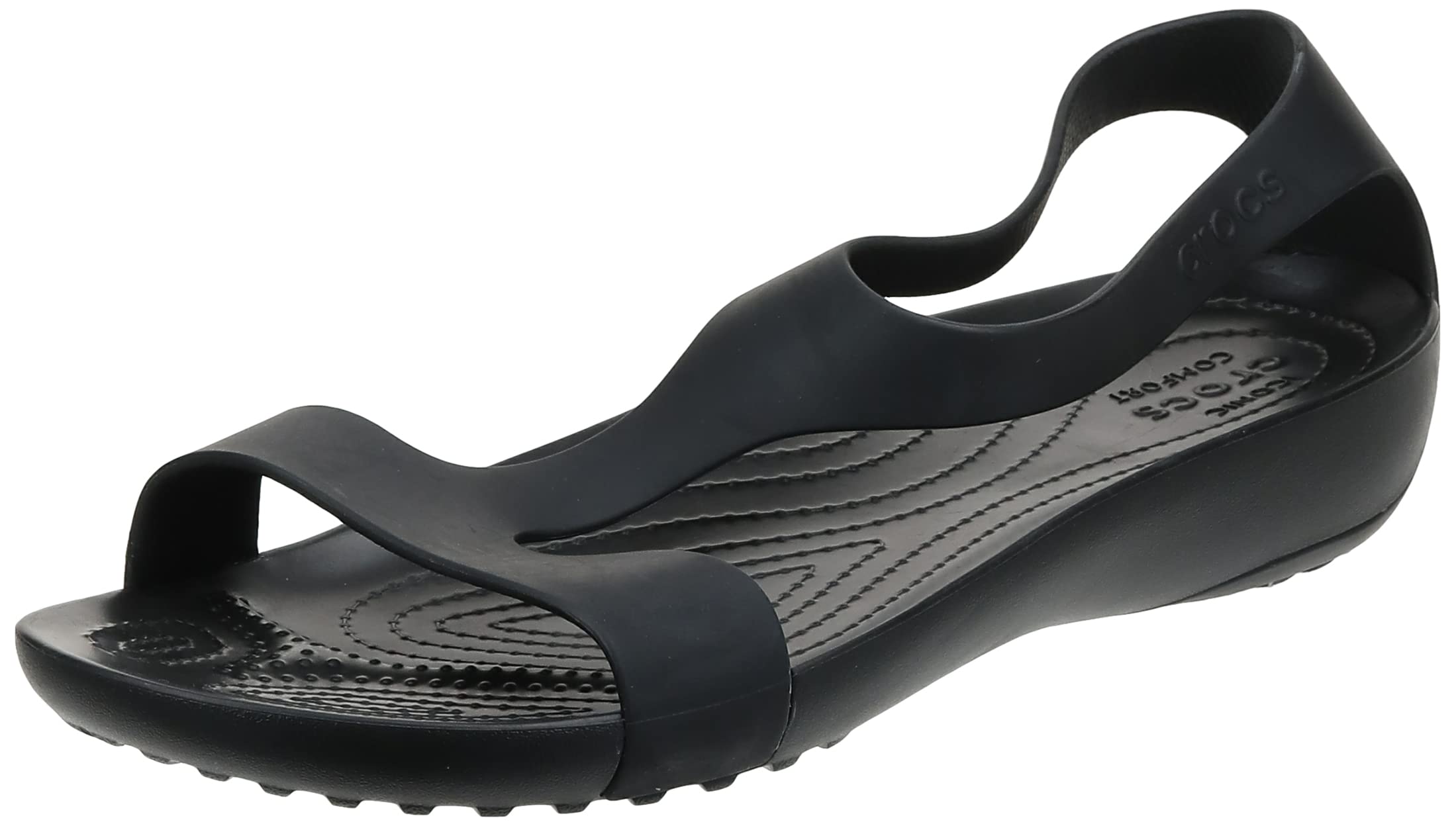 Crocs Women's Serena Sandals - Comfortable Slip-On Sandals for Women | Lightweight & Cushioned | Perfect for Beach, Pool, and Summer Outfits
