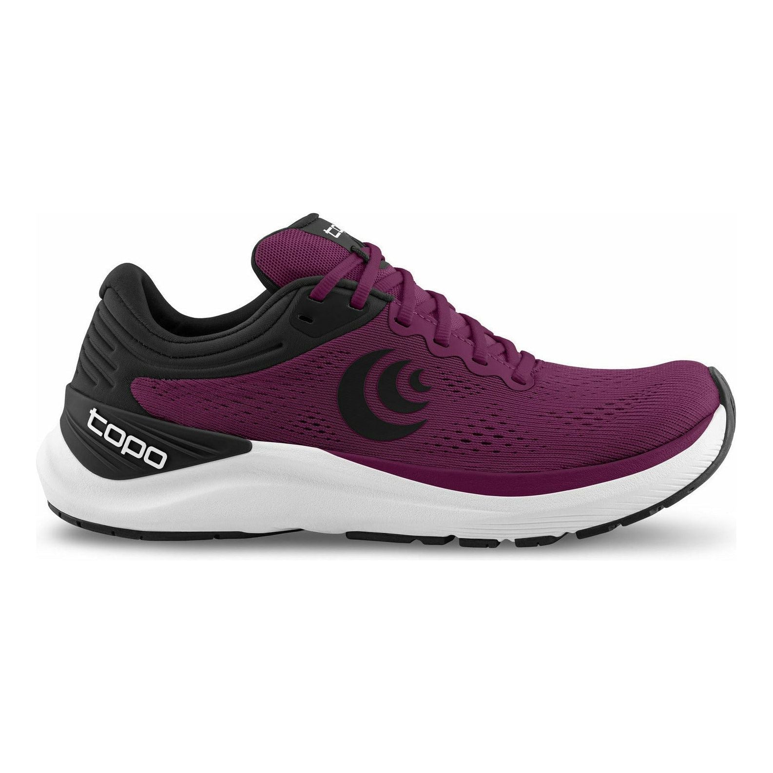 Topo Women's Ultrafly 4 Running Shoes - Wine Black | Lightweight Trail Running Shoes for Women | Perfect for Hiking, Jogging & Outdoor Activities