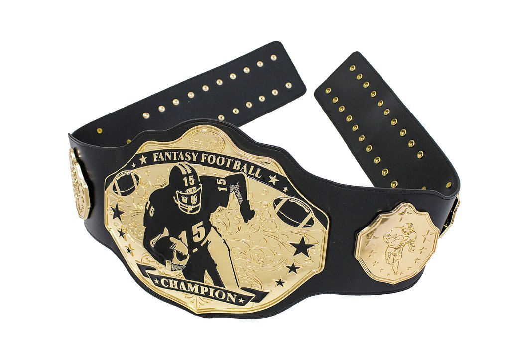 Fantasy Football Championship Belt Trophy - Undisputed Belts Stiff Arm Prize for Winners | Perfect for League Awards, Sports Decor & Fan Gifts