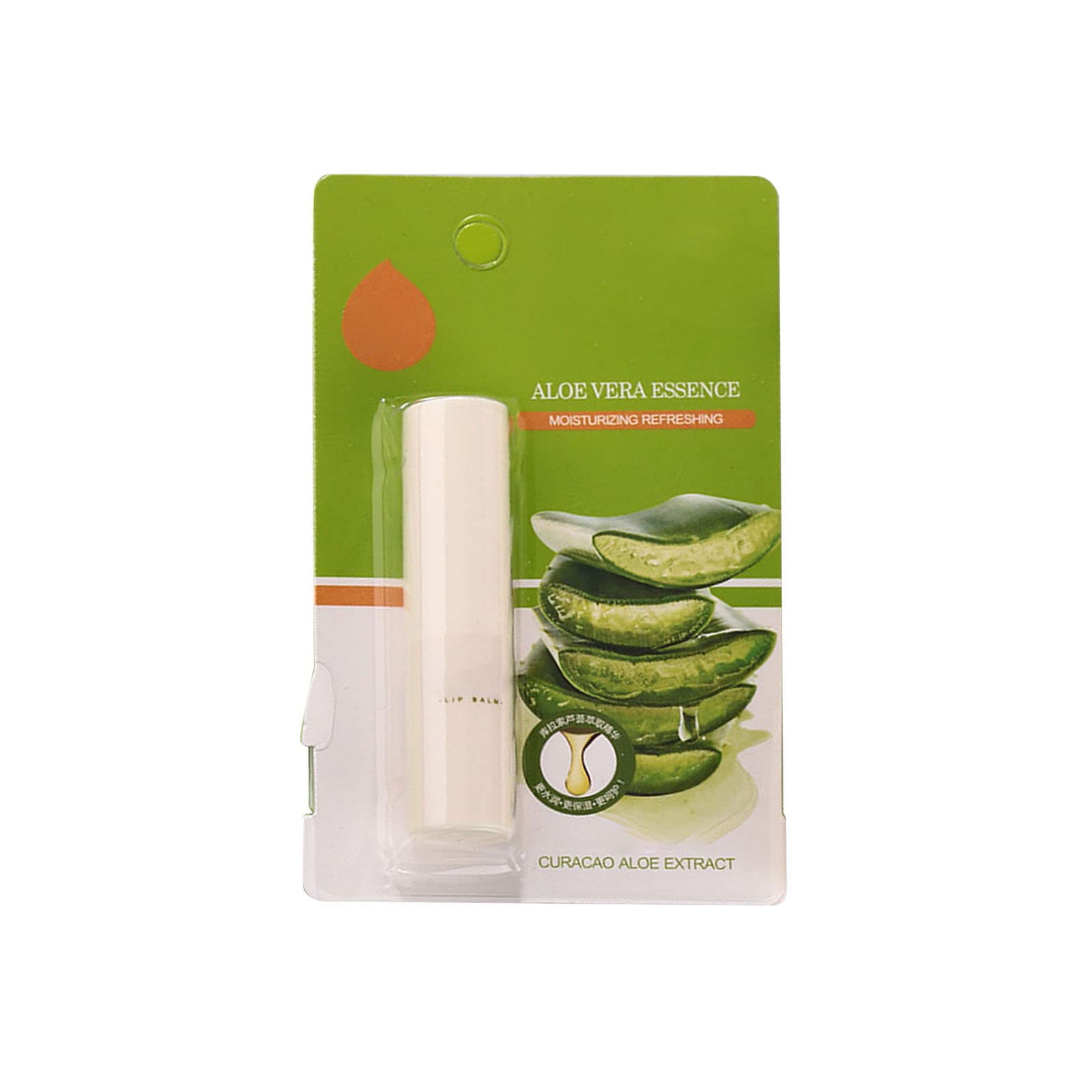 Natural Aloe Vera Lipstick with Long-Lasting Moisture | Hydrating Lip Balm with Aloe Essence | Nourishing Lip Care & Clear Lip Gloss for Dry Lips | Perfect for Daily Use, Makeup Routine & On-the-Go Hydration