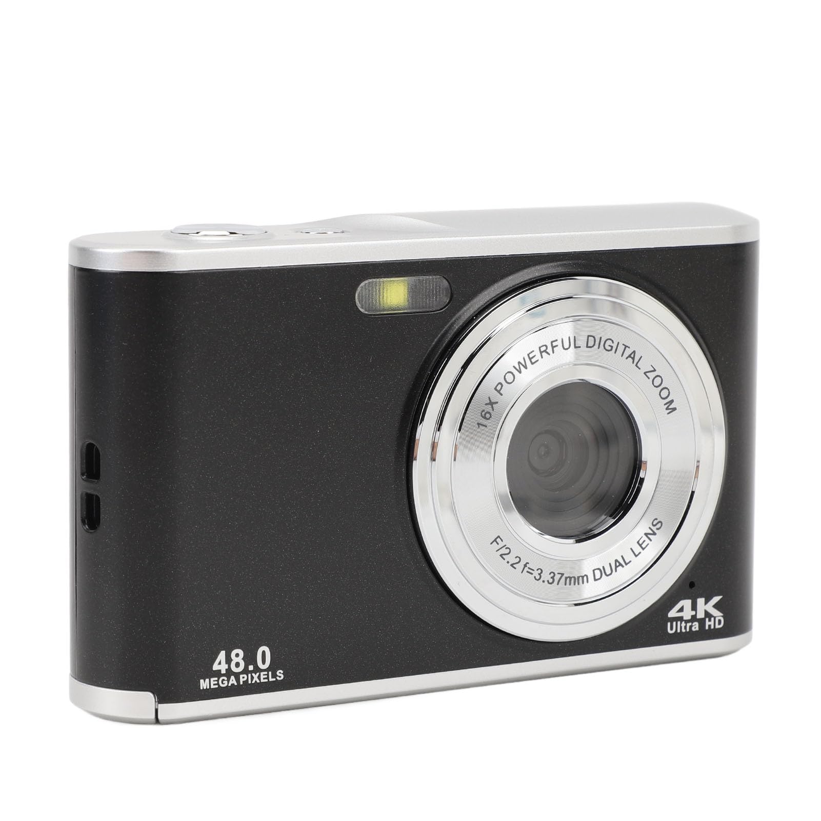 4K Ultra HD Pocket Digital Camera - 48MP Compact Point and Shoot Camera with 2.8