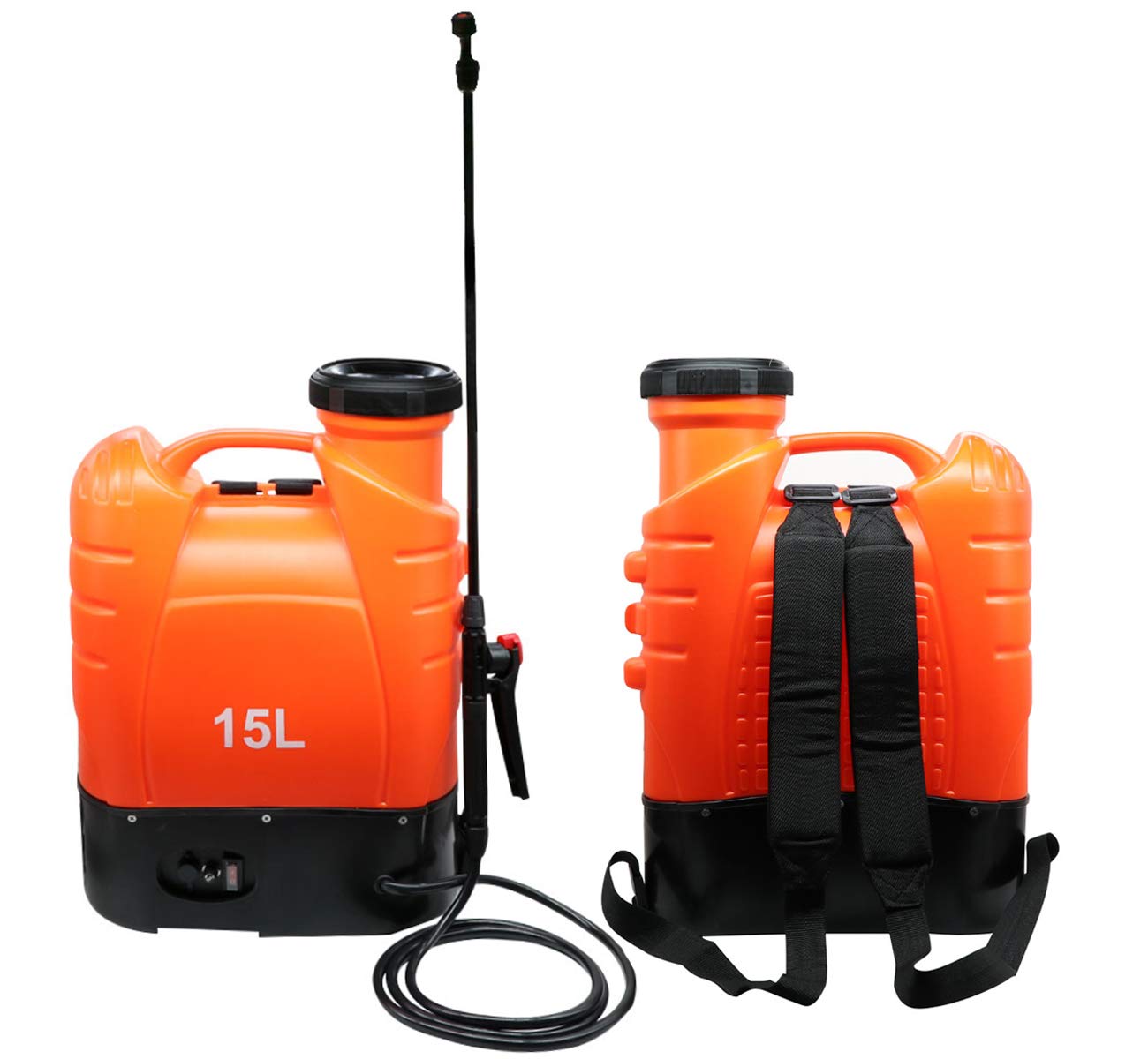 Flesser 4 Gallon Battery Powered Backpack Sprayer - Electric Garden Sprayer with 6.3