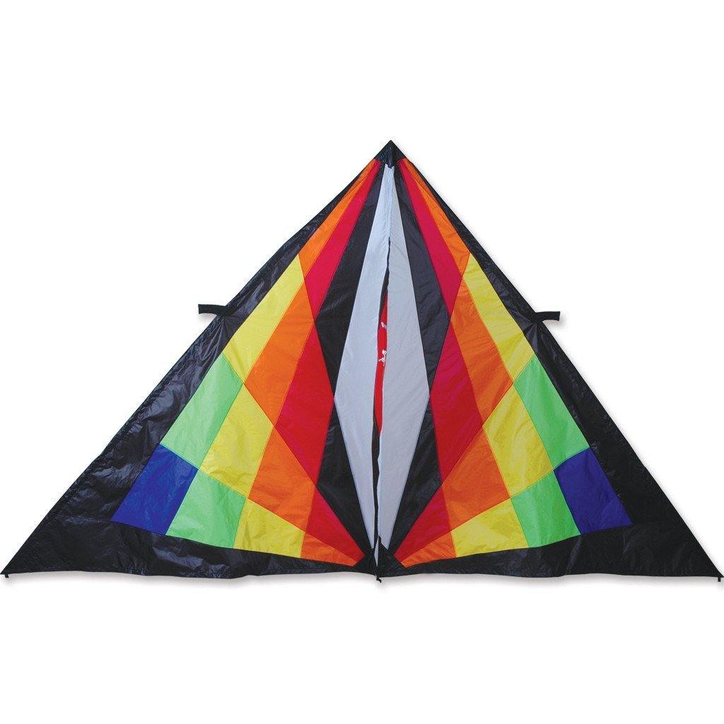 9 Foot Teknacolor Large Delta Kite - High Performance Outdoor Kite for Beach, Park & Family Fun - Perfect for Kids and Adults
