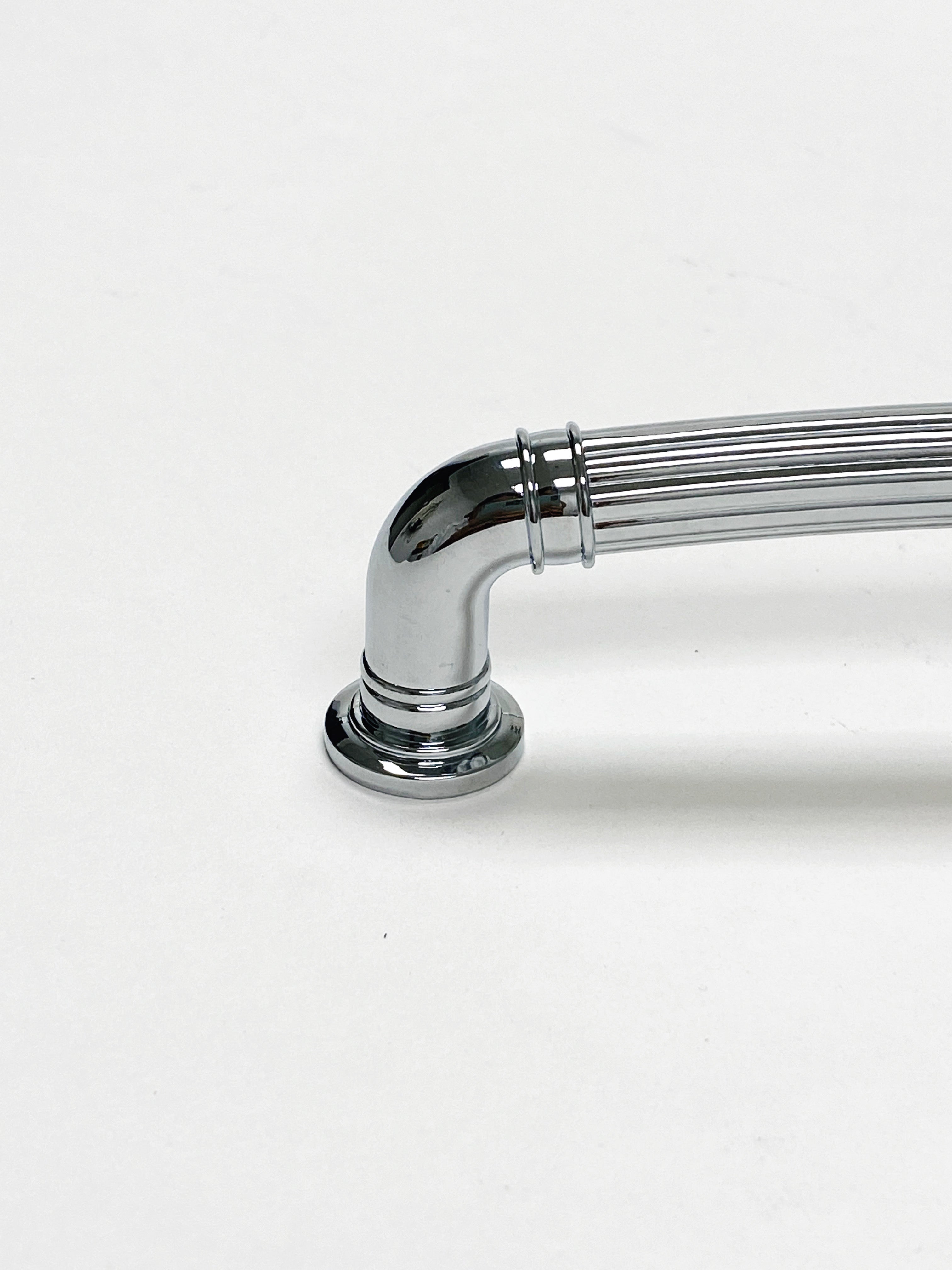 Polished Chrome Round Cabinet Knobs and Drawer Pulls - Modern Hardware for Kitchen, Bathroom & Furniture (Set of 10) - Perfect for Home Renovation and DIY Projects