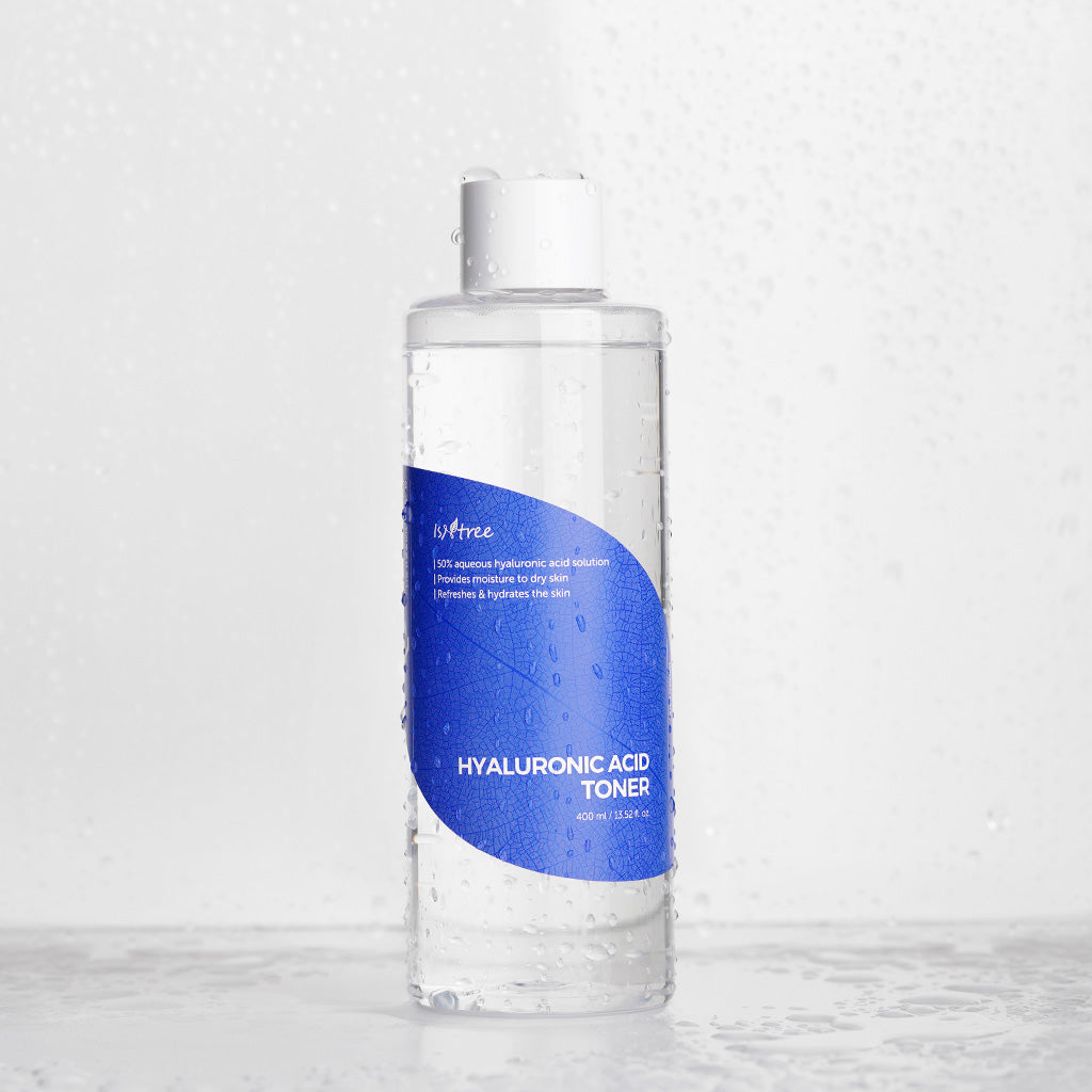 Isntree Hyaluronic Acid Toner 400ml - Hydrating Facial Toner for Dry & Sensitive Skin | Korean Skincare for Daily Moisturizing Routine & Glowing Complexion