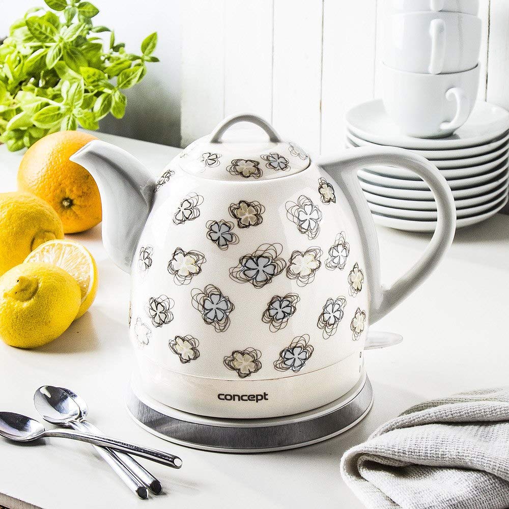 Premium 1L Ceramic Electric Kettle - Fast Boiling, Auto Shut-Off, BPA-Free (Model RK0010NE) - Perfect for Home, Office & Tea/Coffee Brewing