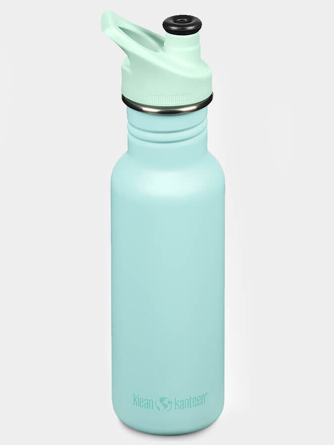 Klean Kanteen Classic Stainless Steel Water Bottle 18oz (532ml) - BPA Free, Leak Proof, Eco Friendly Reusable Bottle for Hiking, Gym, Office & Outdoor Activities