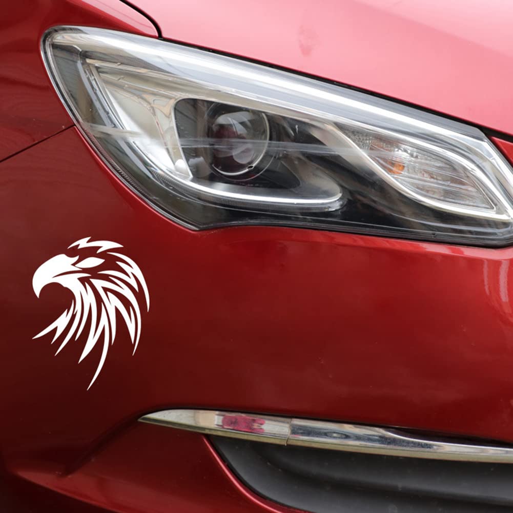 Eagle Car Decal Sticker - 15cm x 11.4cm Removable Wild Animal Design, Hollow Eagle Totem for Vehicle Body Scratch Protection & Decoration - Perfect for Cars, Trucks, Laptops & Windows