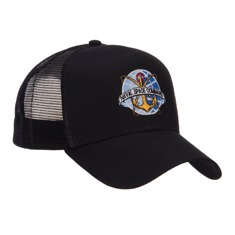 Official Naval Space Command Embroidered Mesh Cap - Military Style Baseball Hat for Men & Women - Perfect for Outdoor Activities, Sports, and Casual Wear