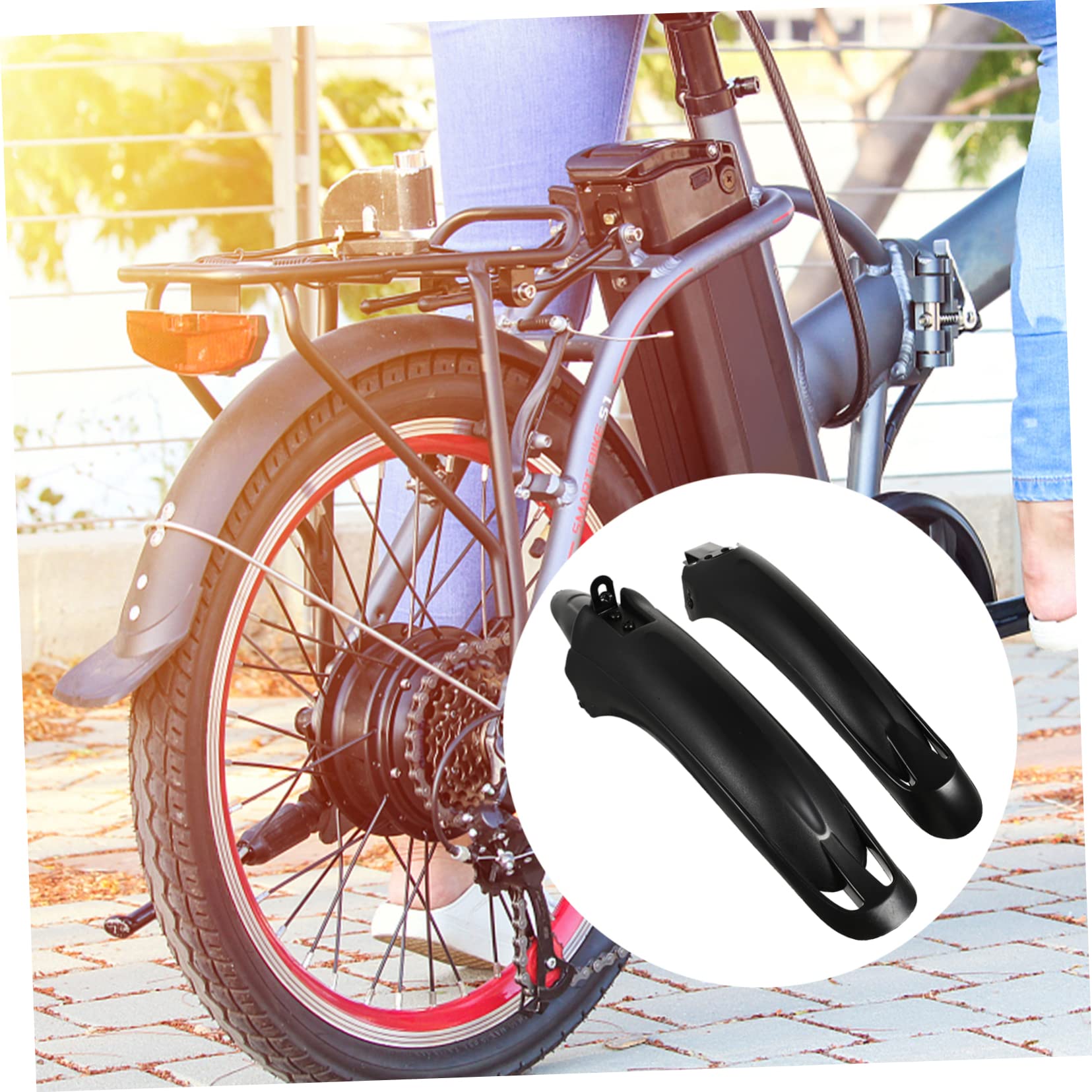 Mountain Bike Mud Guard Set - 2PCS Dirtboard Fenders for Road & Off-Road Bicycles - Perfect for Rainy Commutes & Trail Riding Adventures