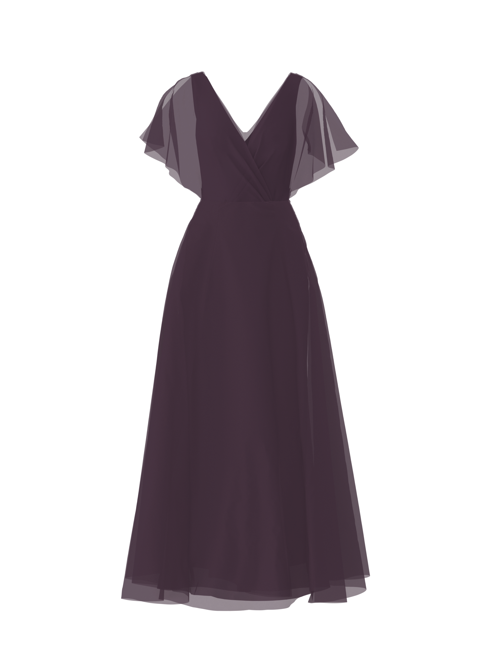 Ava Bodice & Cerisa Skirt Set in Plum - Elegant Women's Two-Piece Outfit for Parties, Weddings & Special Occasions