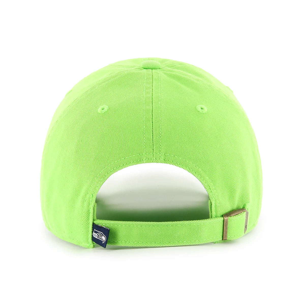 47 Brand Seattle Seahawks Cleanup Adjustable Baseball Cap - Lime Green for Men & Women - Perfect for Game Day, Outdoor Sports & Casual Wear