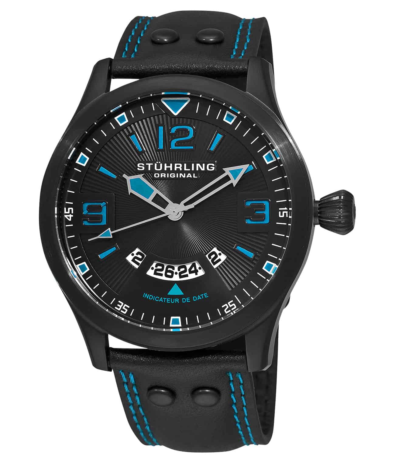 Eagle Brigade 141A Quartz 47mm Aviator Watch - Men's Military Pilot Style Chronograph with Date Display - Perfect for Aviation Enthusiasts & Outdoor Adventures
