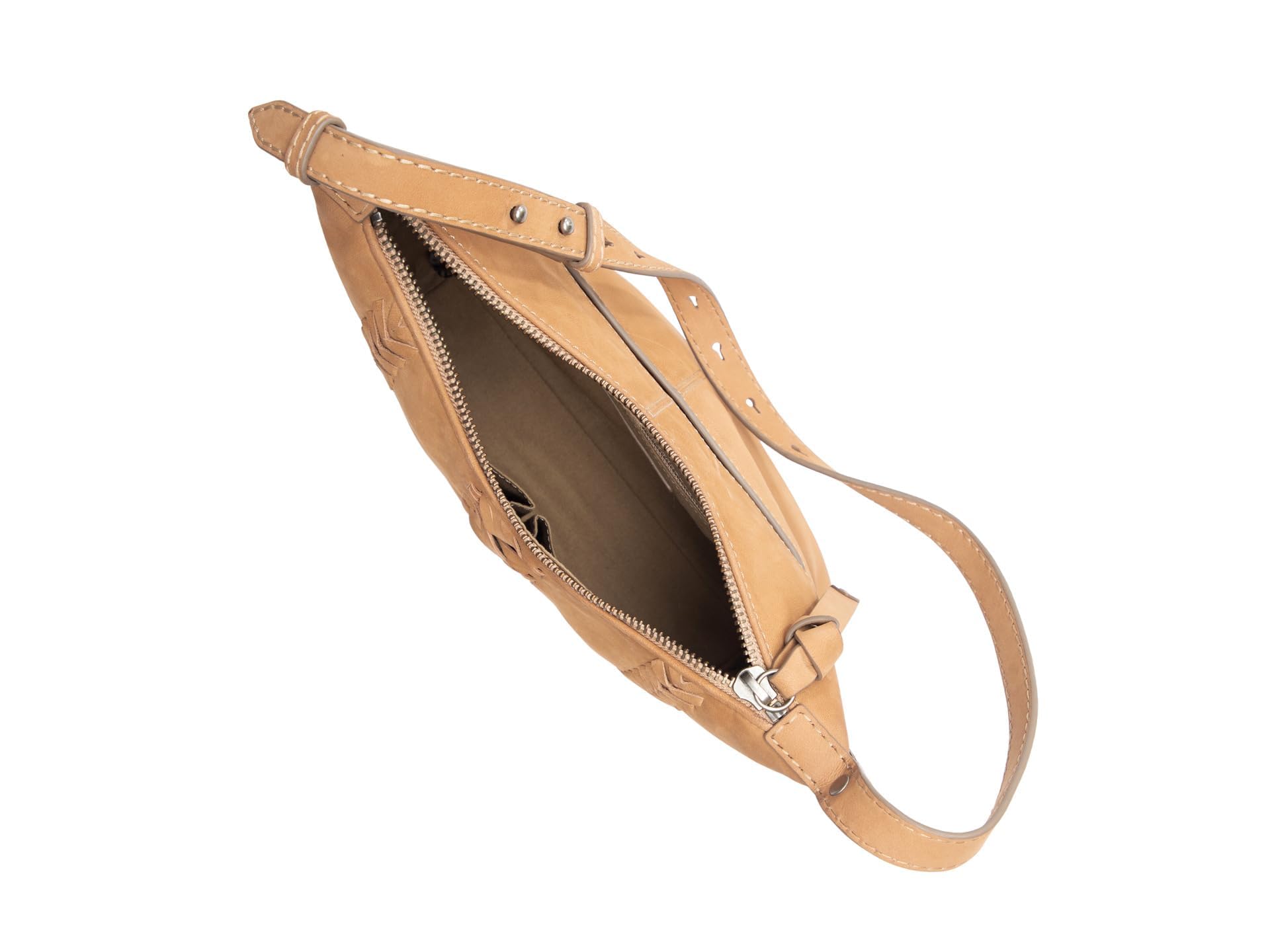 Frye Savannah Leather Shoulder Bag in Beige - Stylish & Durable Crossbody Purse for Women | Perfect for Work, Travel & Everyday Use