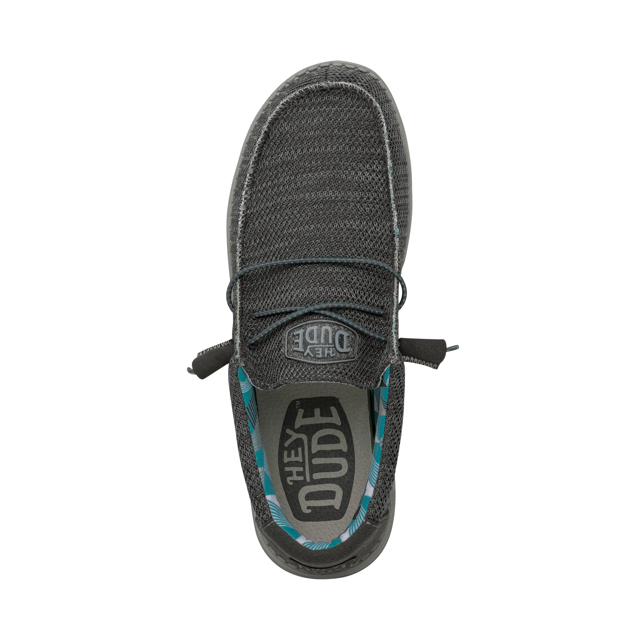 Hey Dude Men's Wally Sox Lace-Up Loafers - Breathable Comfortable Lightweight Casual Shoes for Men | Perfect for Walking, Travel & Everyday Wear