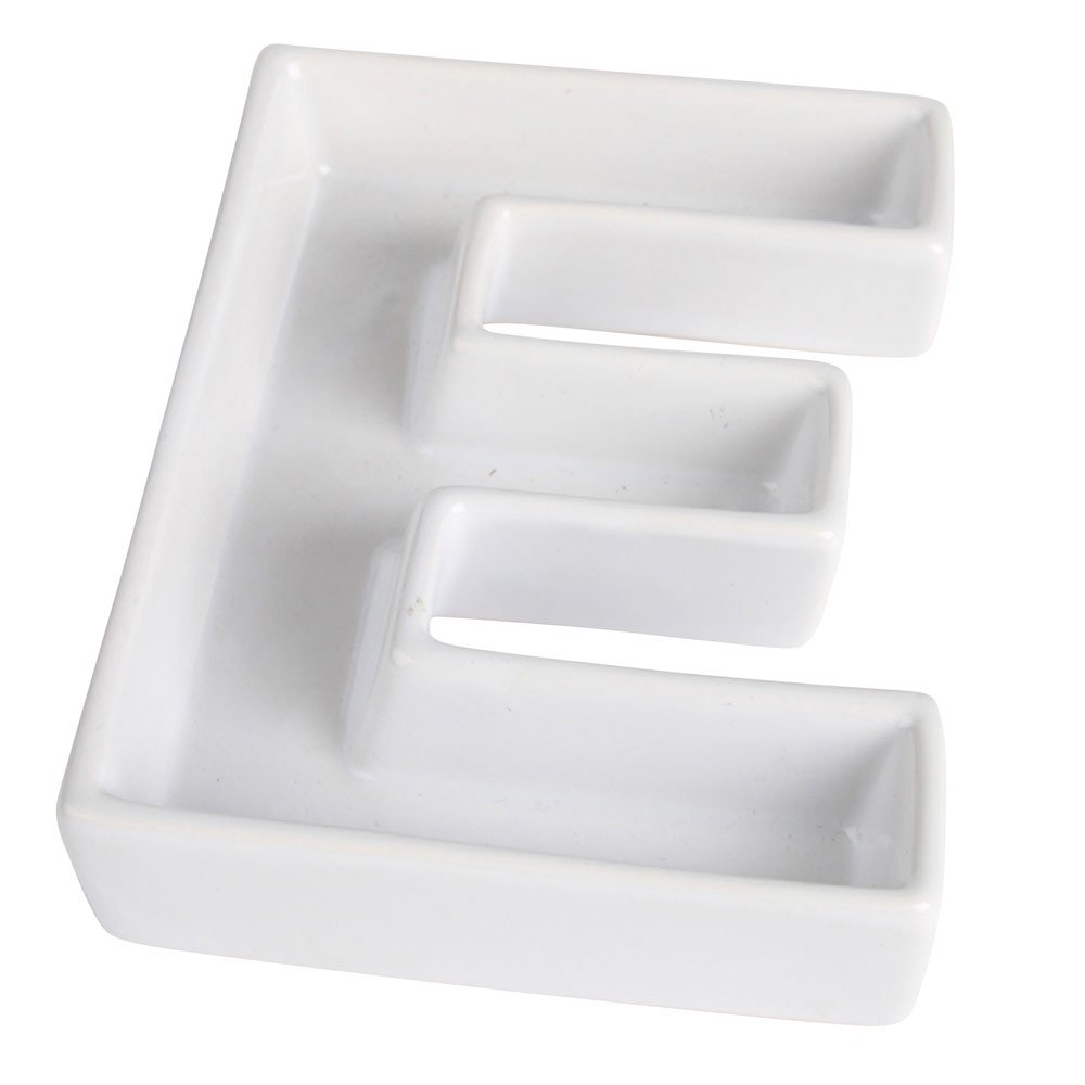 Greek Alphabet Ceramic Dish - Epsilon for Home Decor & Gifts