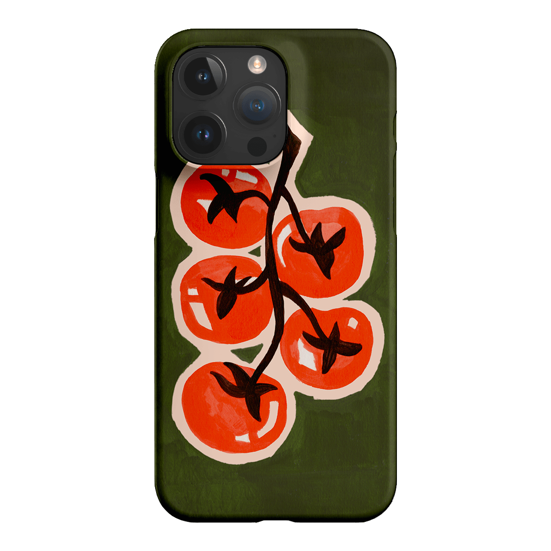 Durable Shockproof Tomato Pattern Phone Case for iPhone 15/14/13/12 Pro Max - Cute Fruit Design Protective Cover for Everyday Use, Travel & Outdoor Activities
