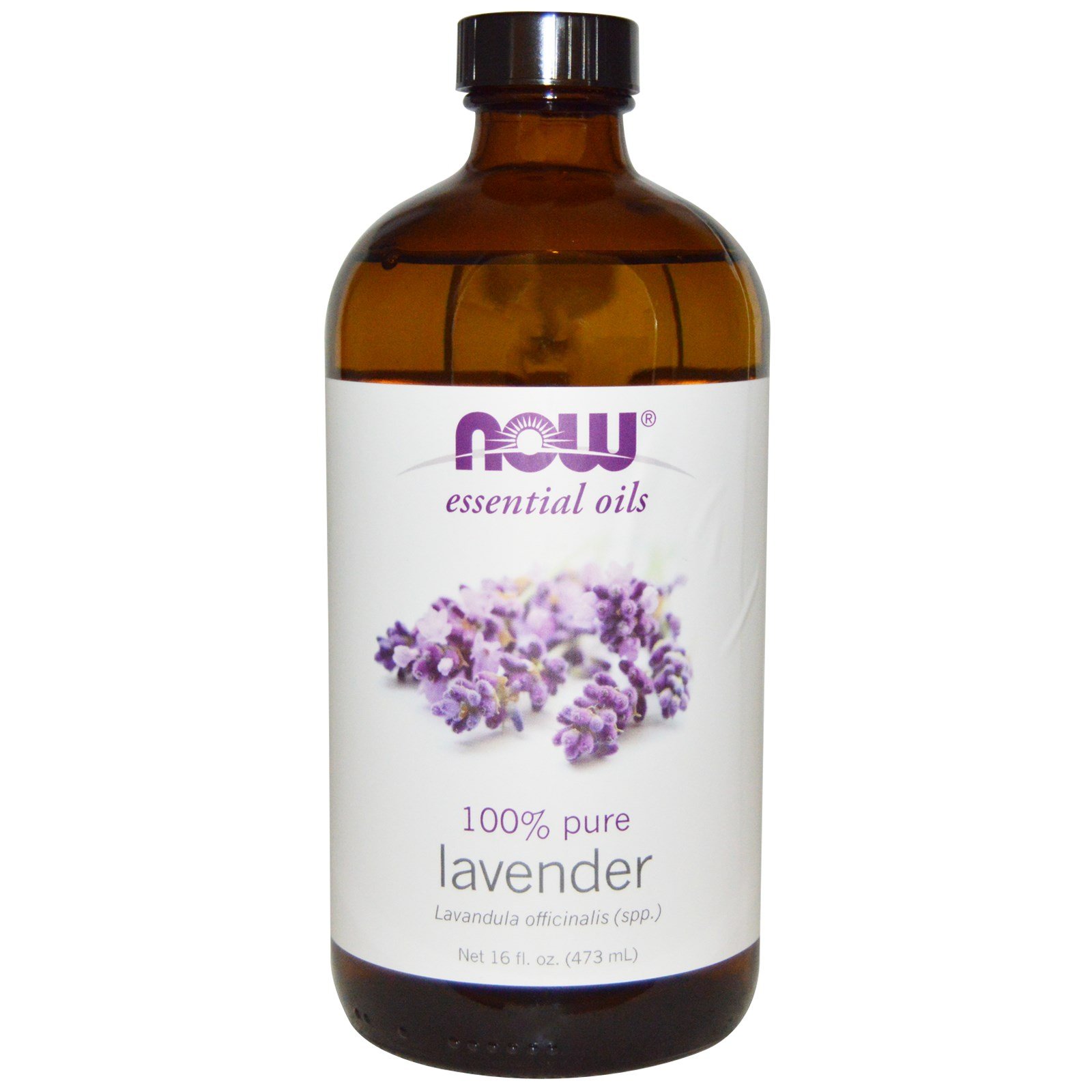 NOW Foods Lavender Essential Oil 16 oz (Pack of 2) - 100% Pure Therapeutic Grade for Aromatherapy, Massage & Relaxation - Perfect for Diffusers, Bath & DIY Skincare
