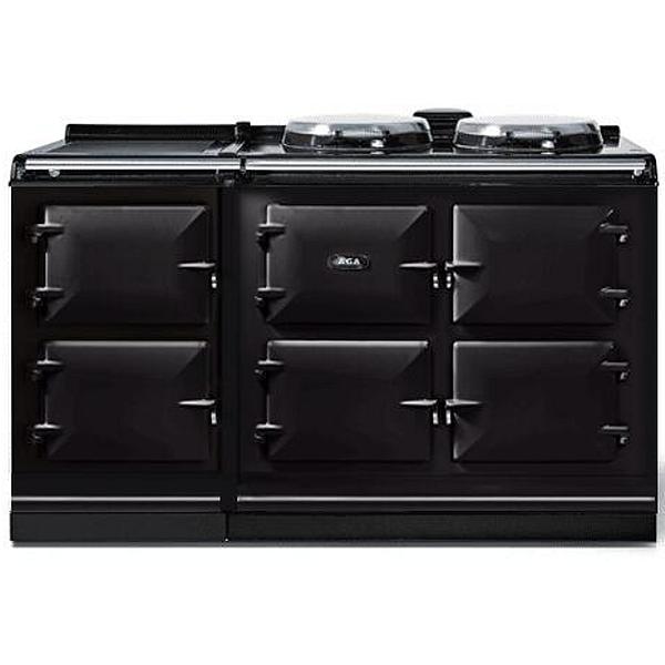 AGA 59-Inch R7 150 Classic Electric Range with Warming Plate & Hot Cupboard - AR7560IBLK | Premium Kitchen Appliance for Home Cooking & Entertaining