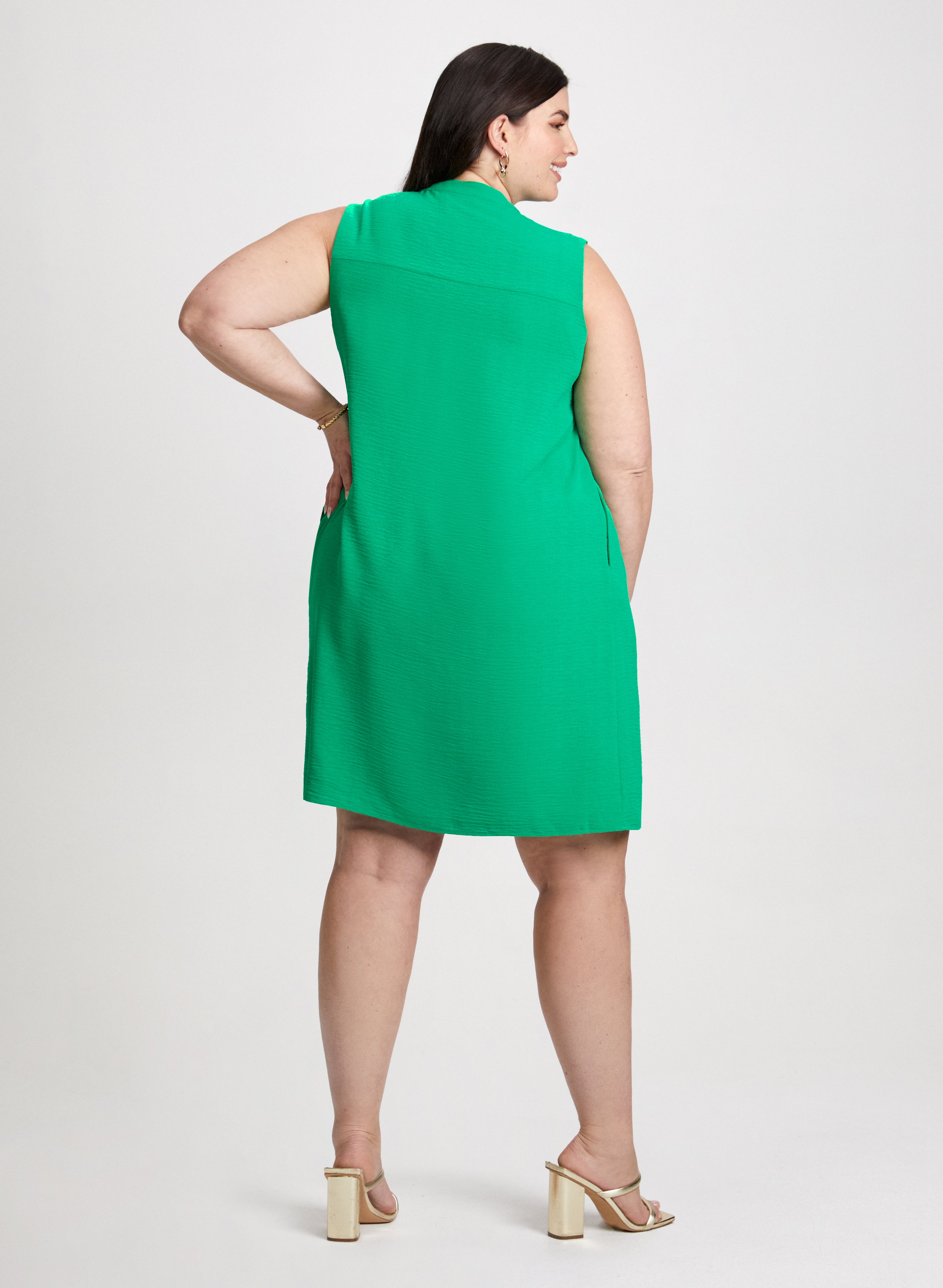Elegant Button-Down Dress for Women - Stylish & Comfortable Casual Wear for Office, Date Night & Everyday Outfits
