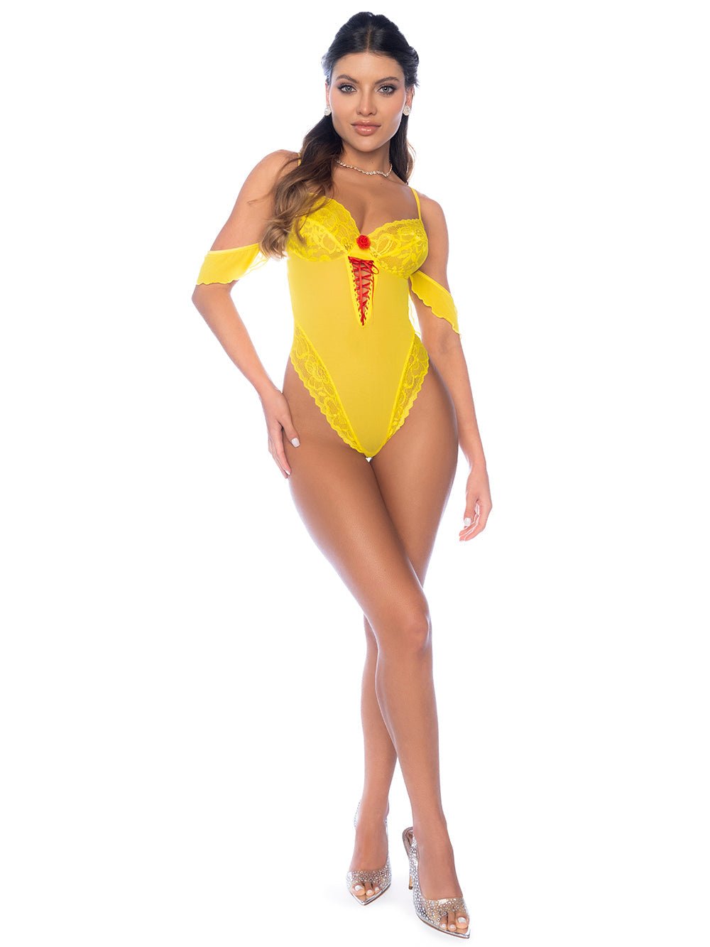 Mapale 60051 Mademoiselle Fantasy Princess Costume - Elegant Dress for Cosplay, Halloween Parties & Fairy Tale Events