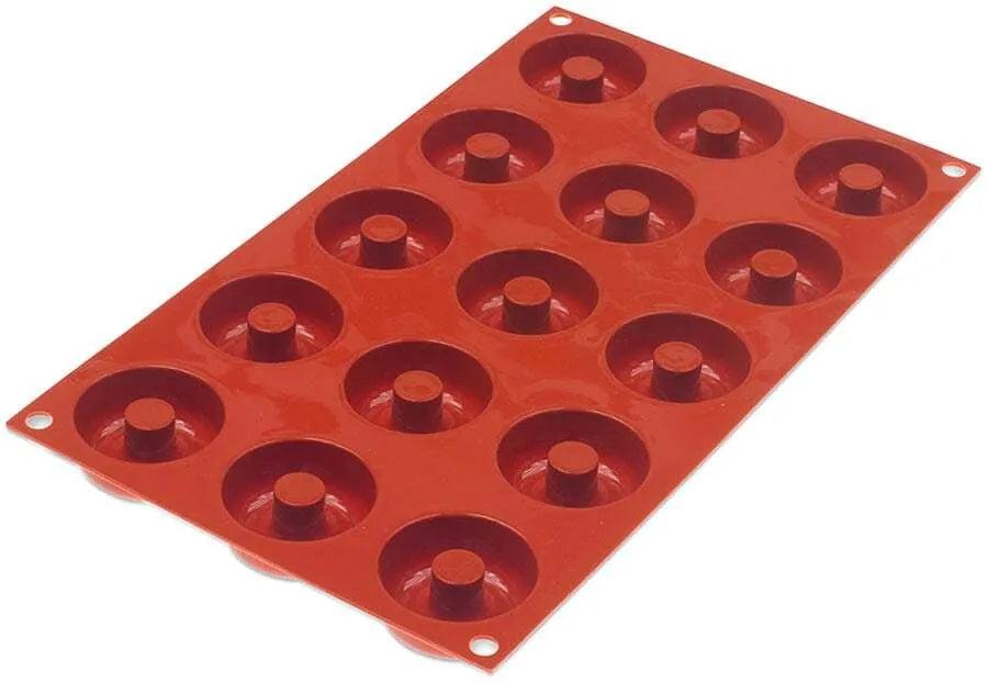 Non-Stick Donut Maker with 15 Interchangeable Shapes - Perfect for Homemade Donuts, Breakfast, and Party Treats