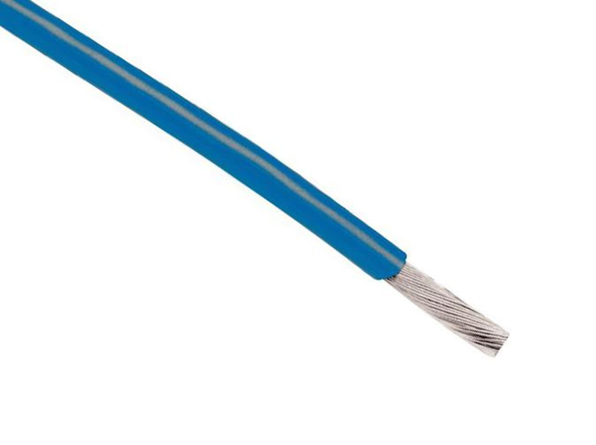 18 AWG Single Conductor Hook-Up Wire - 1000ft (304.8m) Tinned Copper Cable, 300V, Blue - Perfect for Electronics, DIY Projects, and Automotive Wiring