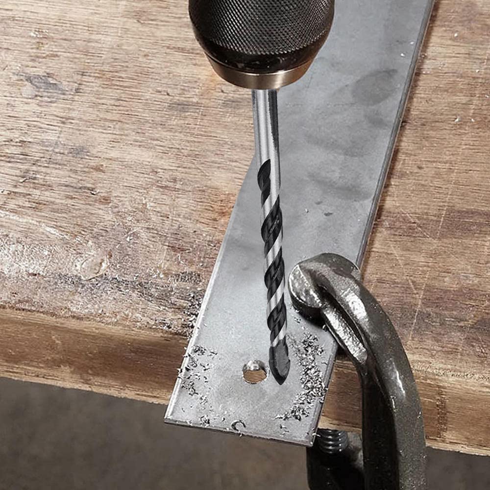 3/4/5/6/8/10/12mm Triangle Drill Bit Set for Concrete, Glass, Marble - Professional Woodworking & Carpentry Reamer Tools - Perfect for DIY Projects, Home Renovation & Crafting