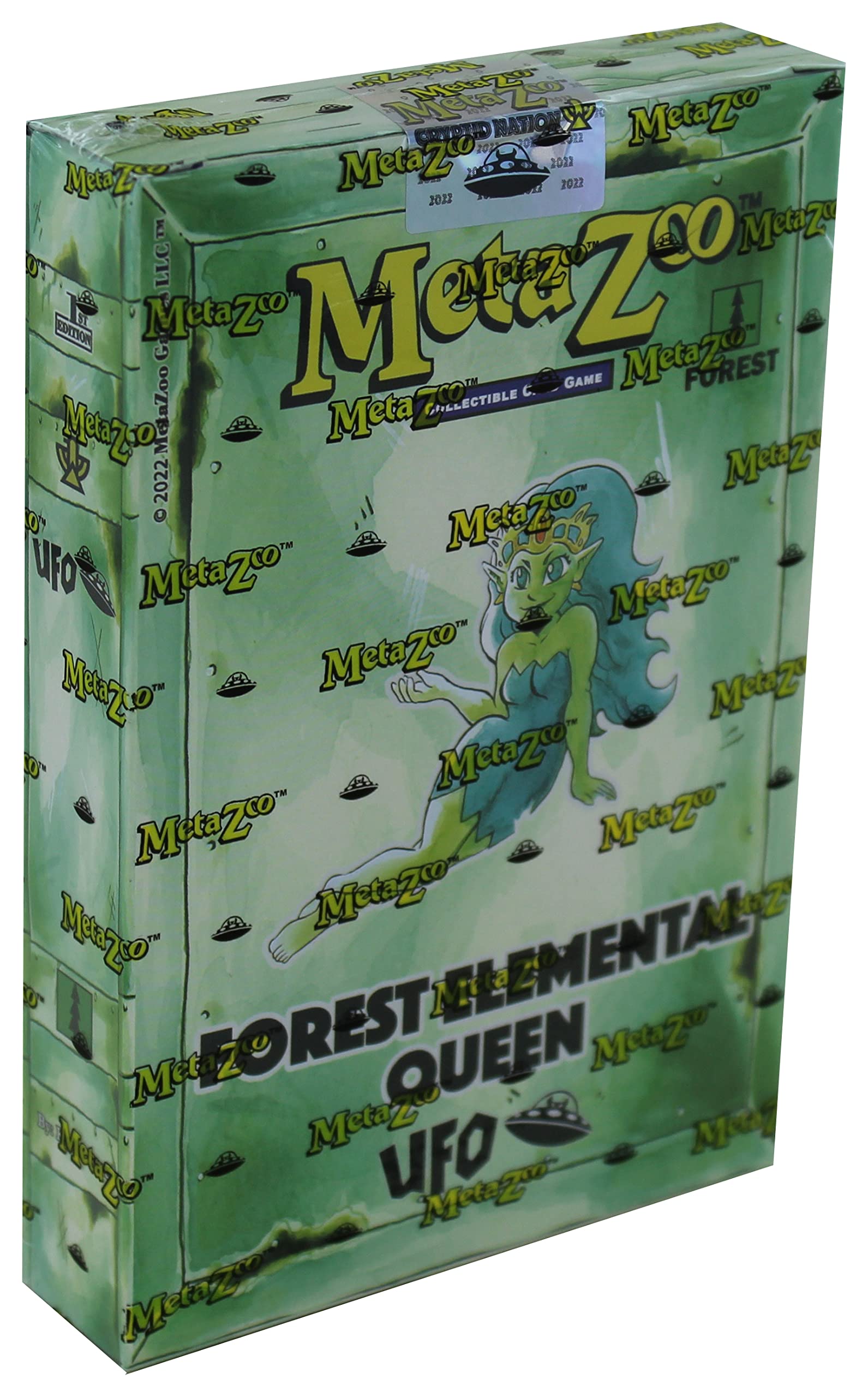 MetaZoo TCG - UFO 1st Edition Theme Deck: Forest Elemental Queen | Collectible Trading Card Game for Players & Collectors | Perfect for Game Nights & Tournaments