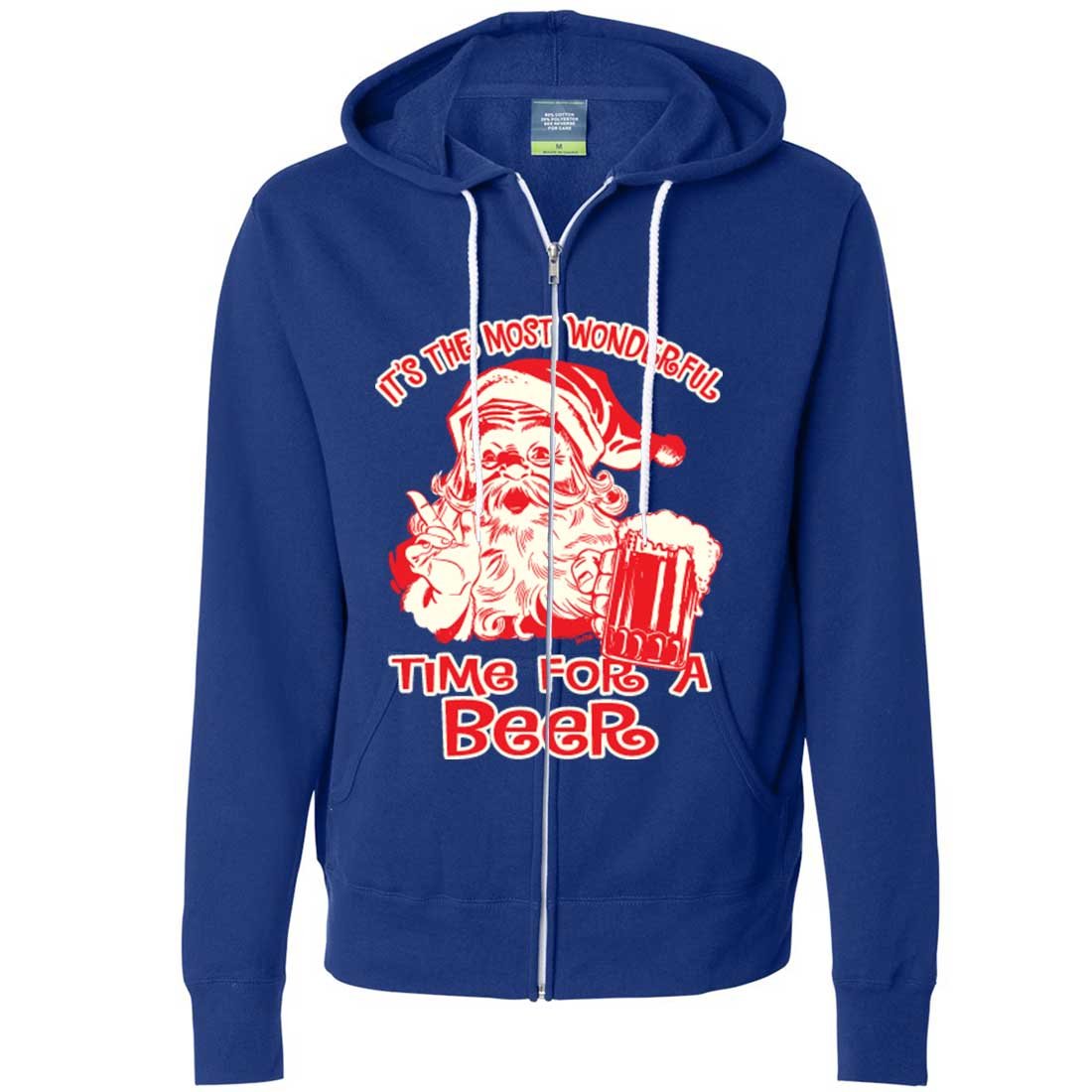 Cozy Beer Zip-Up Hoodie for Men & Women - Perfect for Fall & Winter Outings, Parties, and Casual Wear