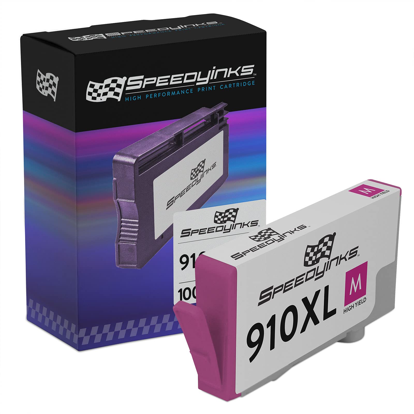 High Yield Remanufactured HP 910XL 3YL63AN Magenta Ink Cartridge Replacement - Compatible with HP OfficeJet Pro 8010 8021 8025 8028 8030 8035 Printers - Perfect for Home Office Printing & Document Scanning