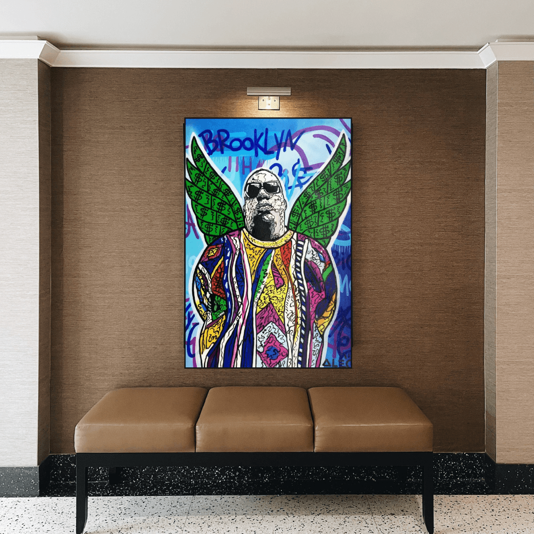 Tupac and Biggie Poster - Authentic Hip Hop Wall Art Decor for Music Lovers, Bedroom & Office