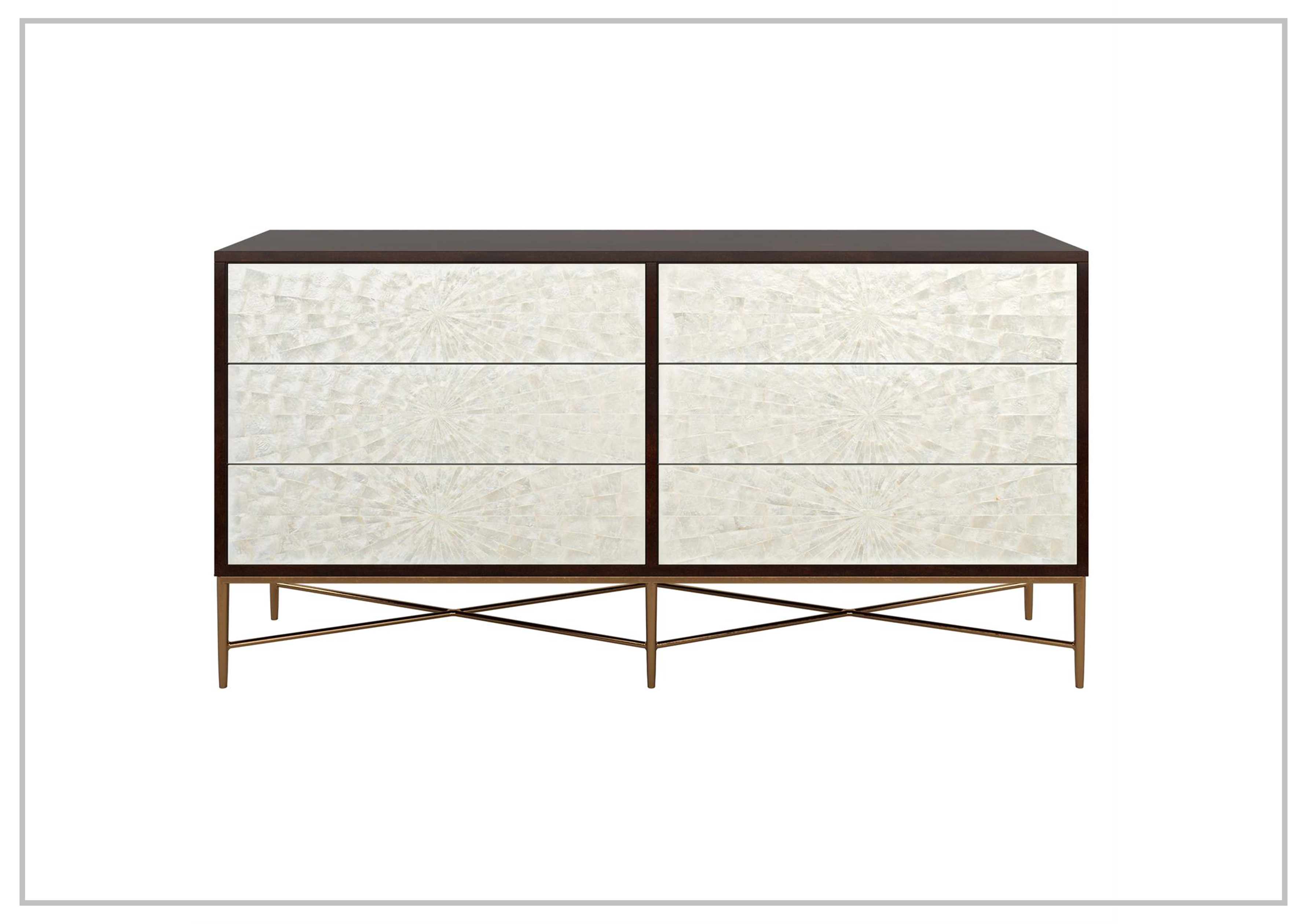 Bernhardt Adagio 6 Drawer Wooden Dresser - Solid Wood Bedroom Chest with Spacious Storage - Perfect for Master Bedroom, Guest Room & Nursery Organization