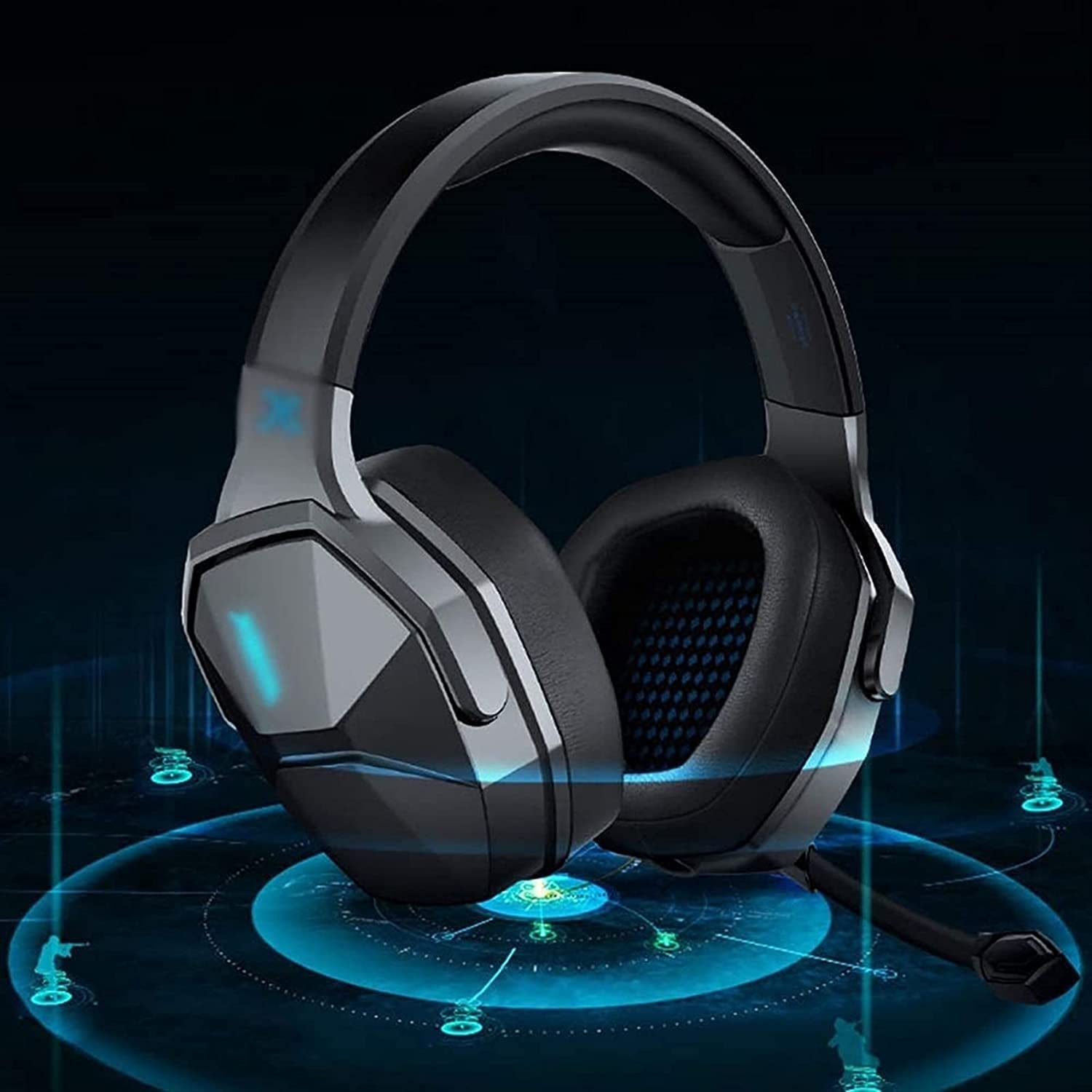 Best USB Gaming Headphones with Over-Ear Design, Surround Sound & Wired Mic for PC Gamers - Perfect for Competitive Gaming & Streaming