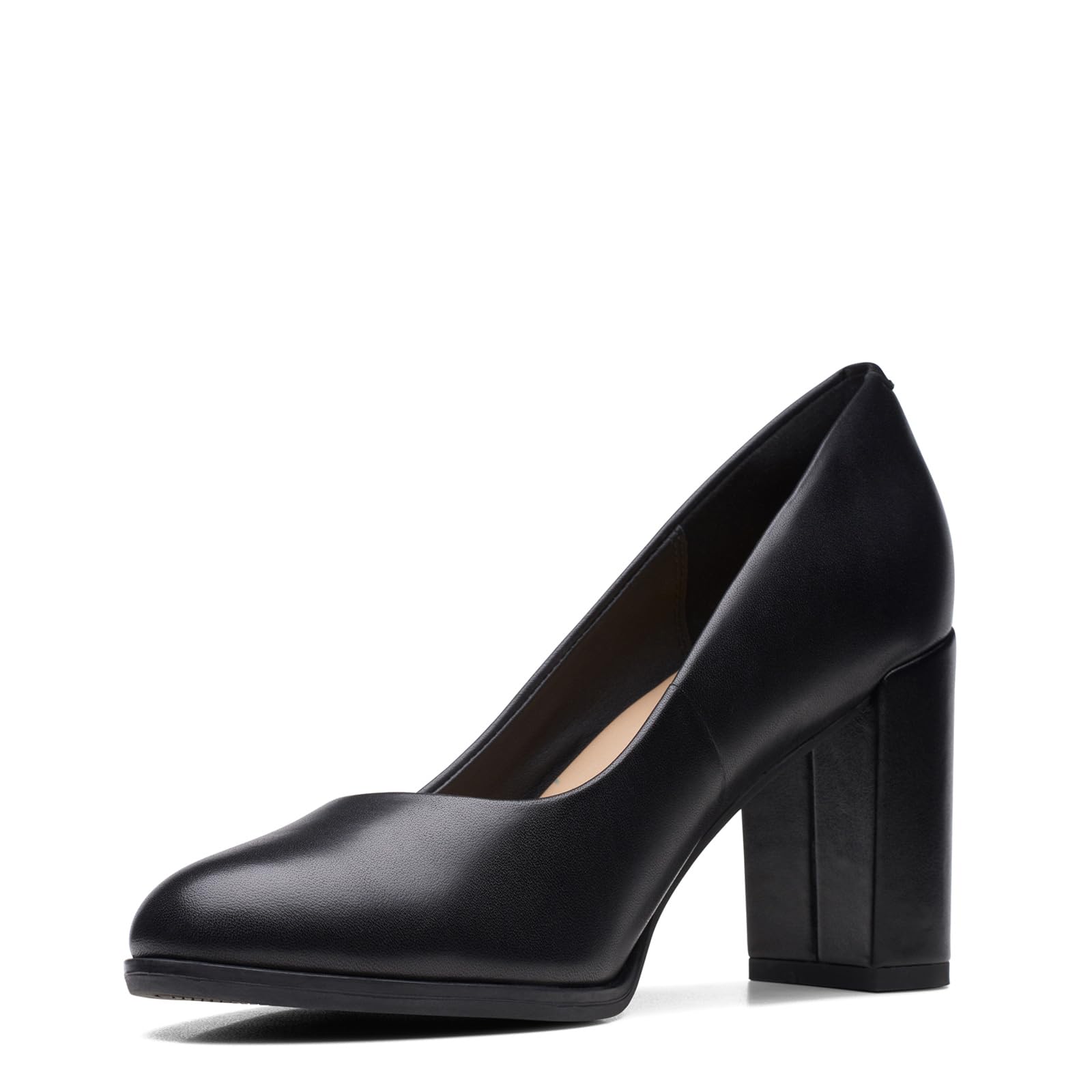 Clarks Women's Freva 85 Court Pump - Comfortable & Stylish Heels for Work, Office & Formal Occasions