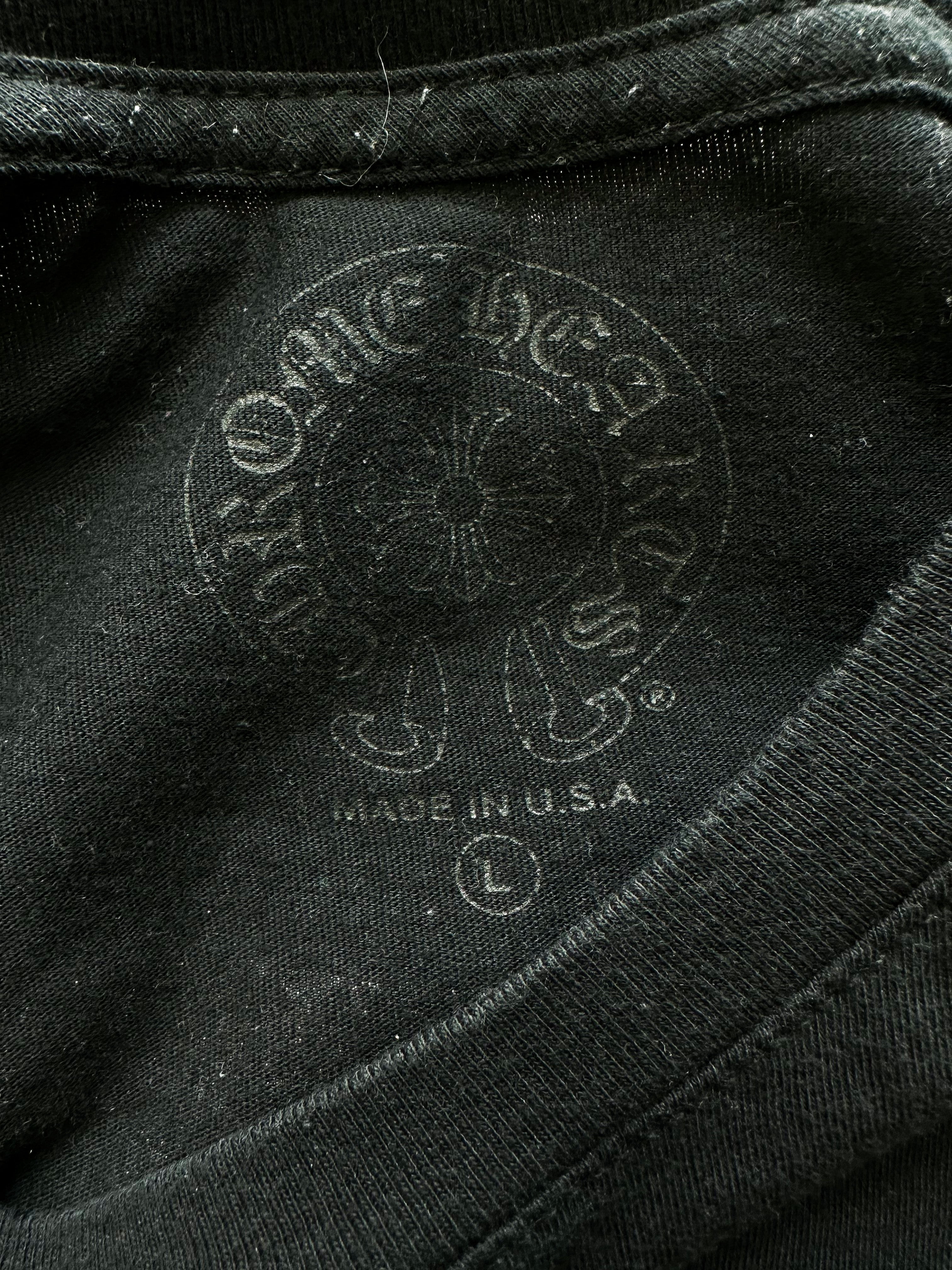 Chrome Hearts Black USA Flag Graphic T-Shirt for Men & Women - Stylish Patriotic Tee for Casual Wear, Street Fashion & Everyday Outfits